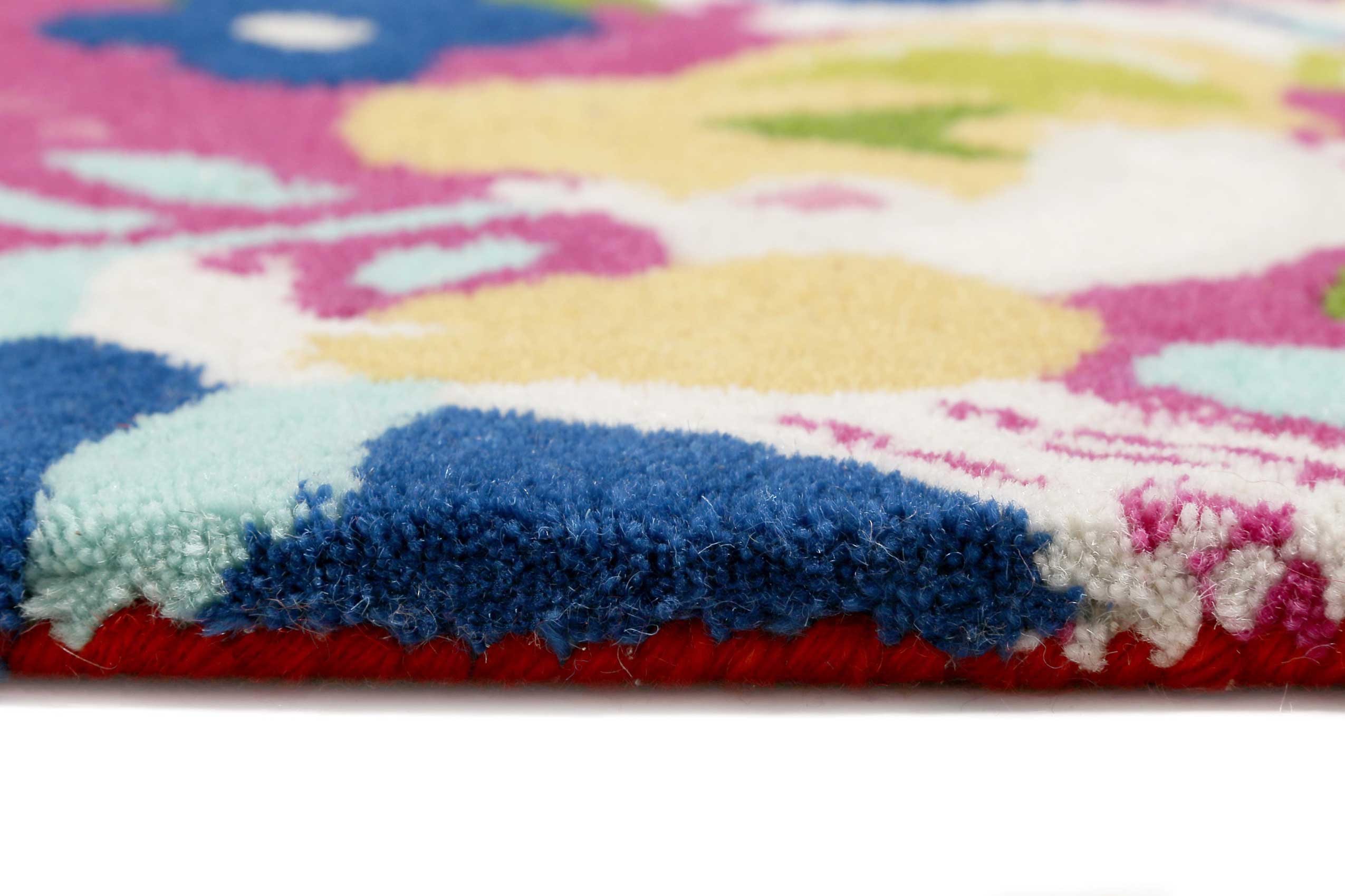 Teppich Bunt aus Wolle 