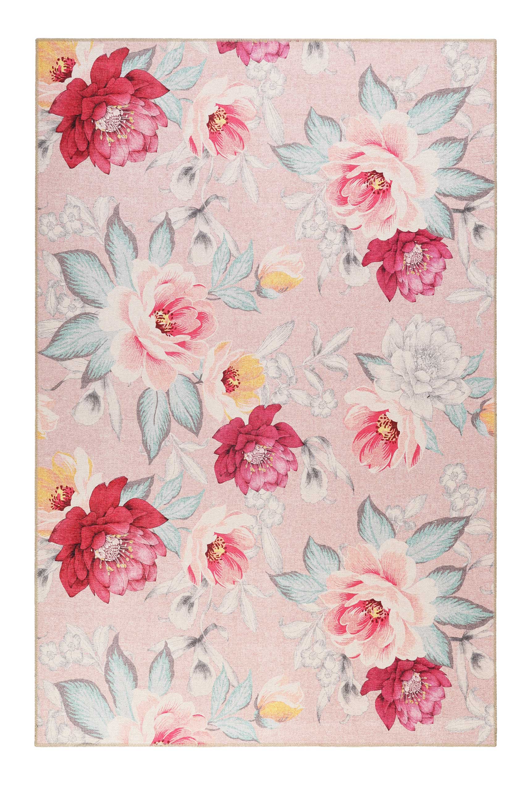 Teppich Rosa » Isla floral « Accessorize - Ansicht 1