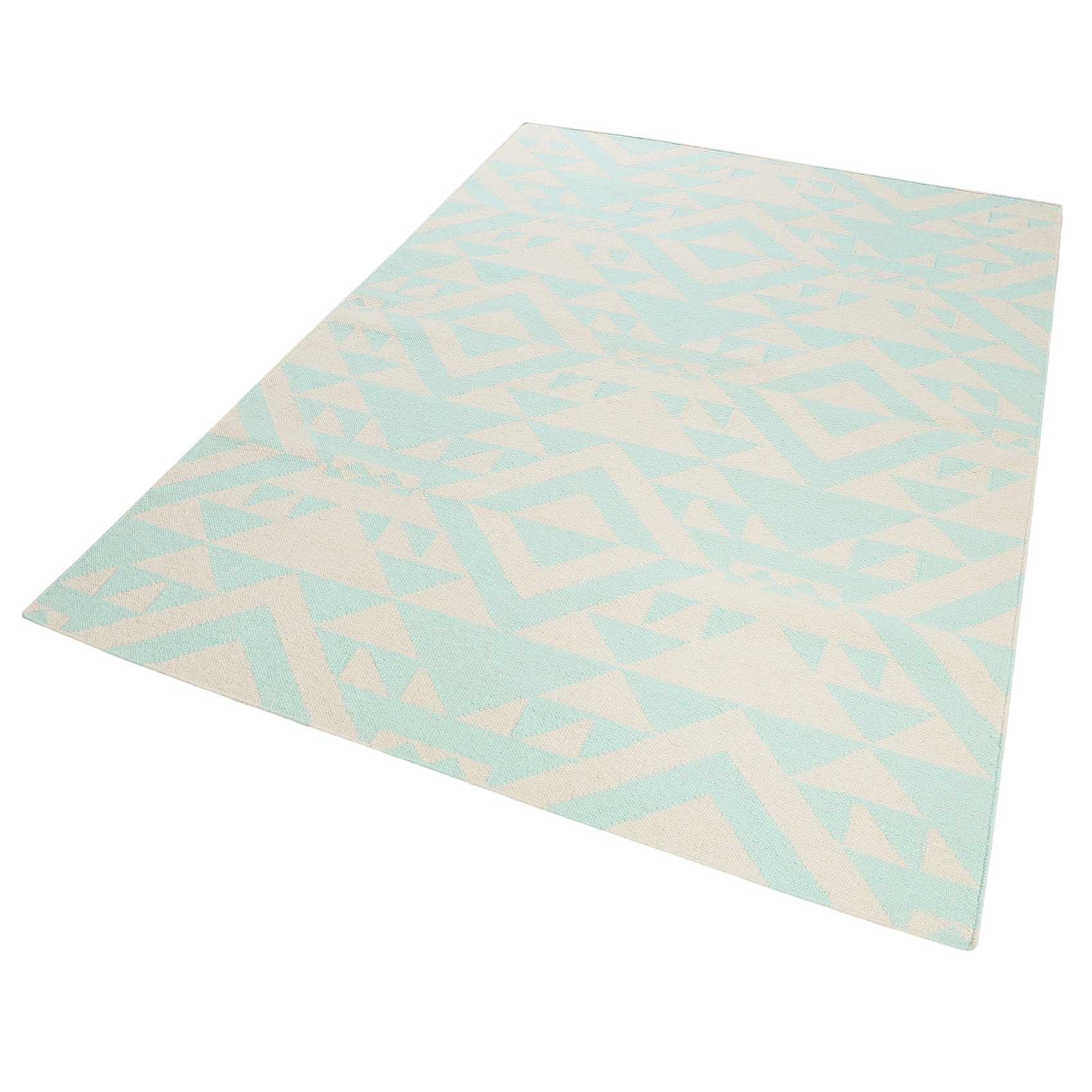 Kelim Teppich Türkis Beige » Light Mellow « Accessorize - Ansicht 2