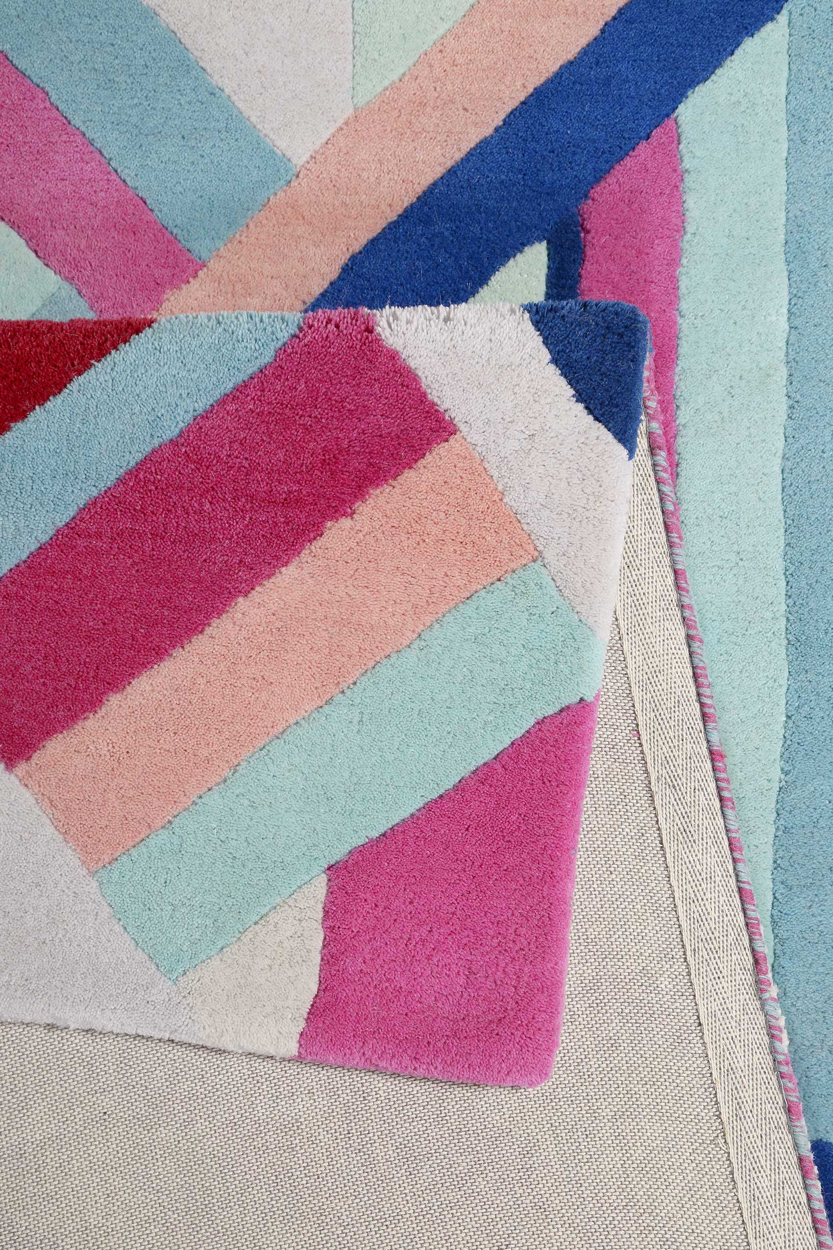 Teppich Bunt aus Wolle 