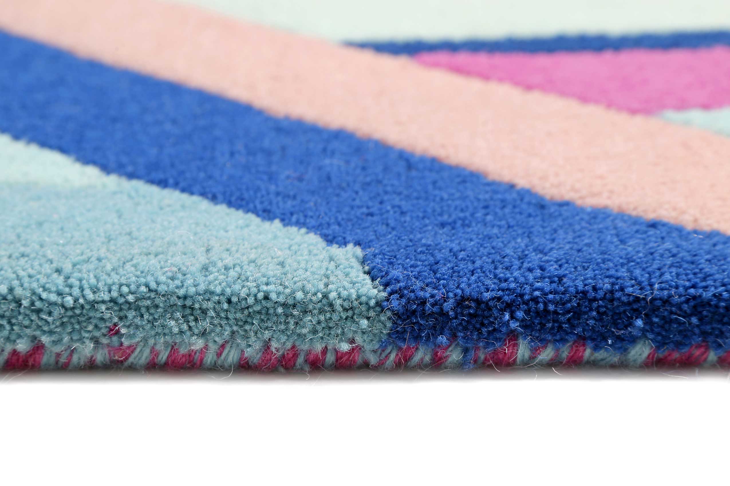 Teppich Bunt aus Wolle 
