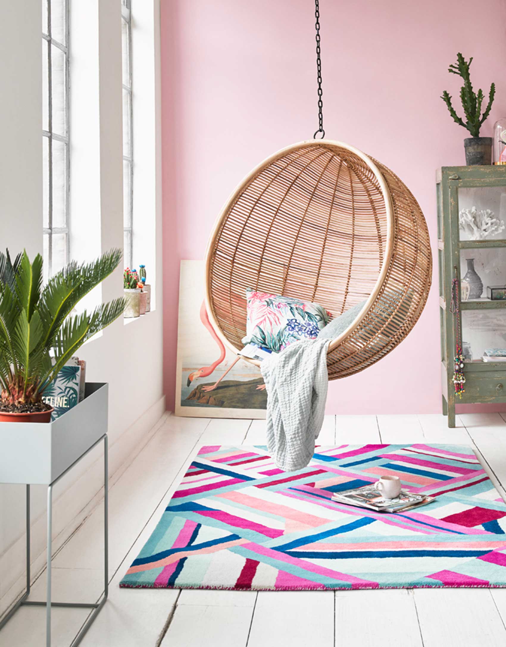 Teppich Bunt aus Wolle 
