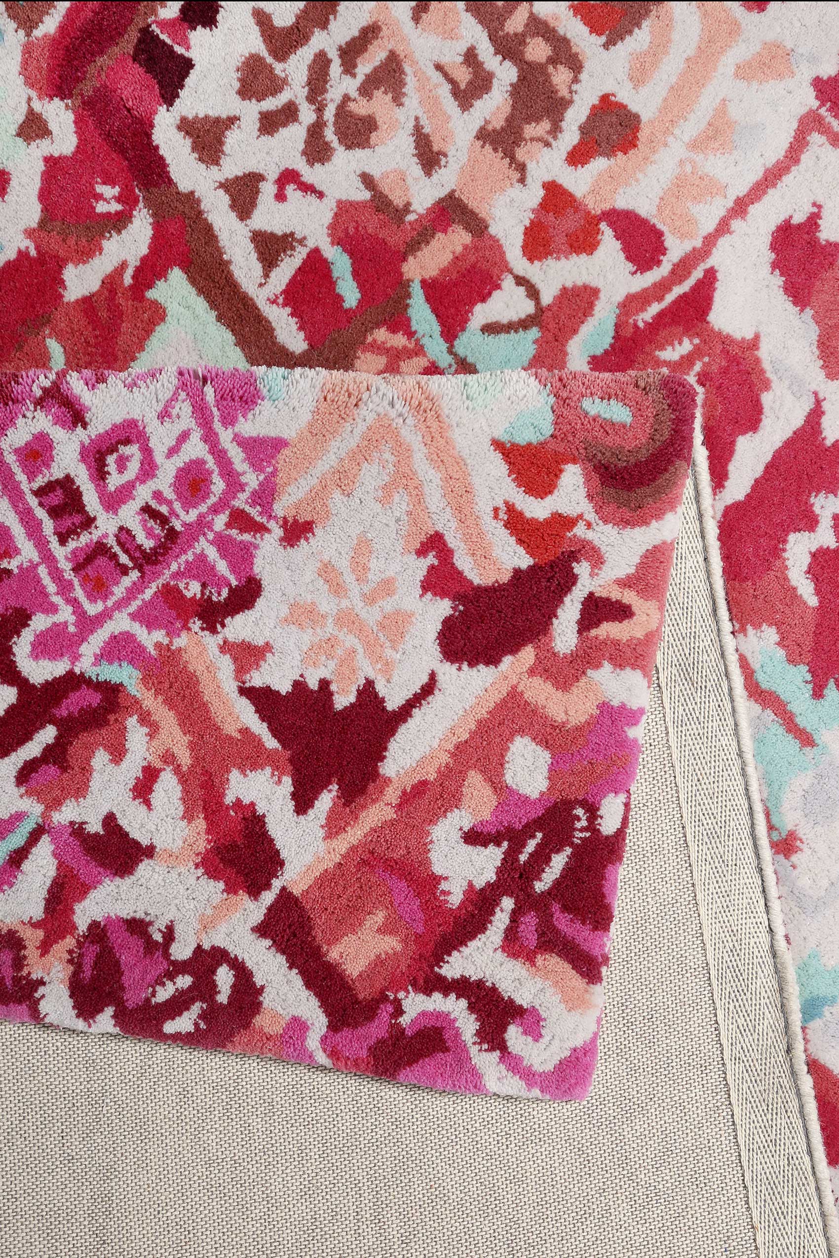 Teppich Bunt aus Wolle 