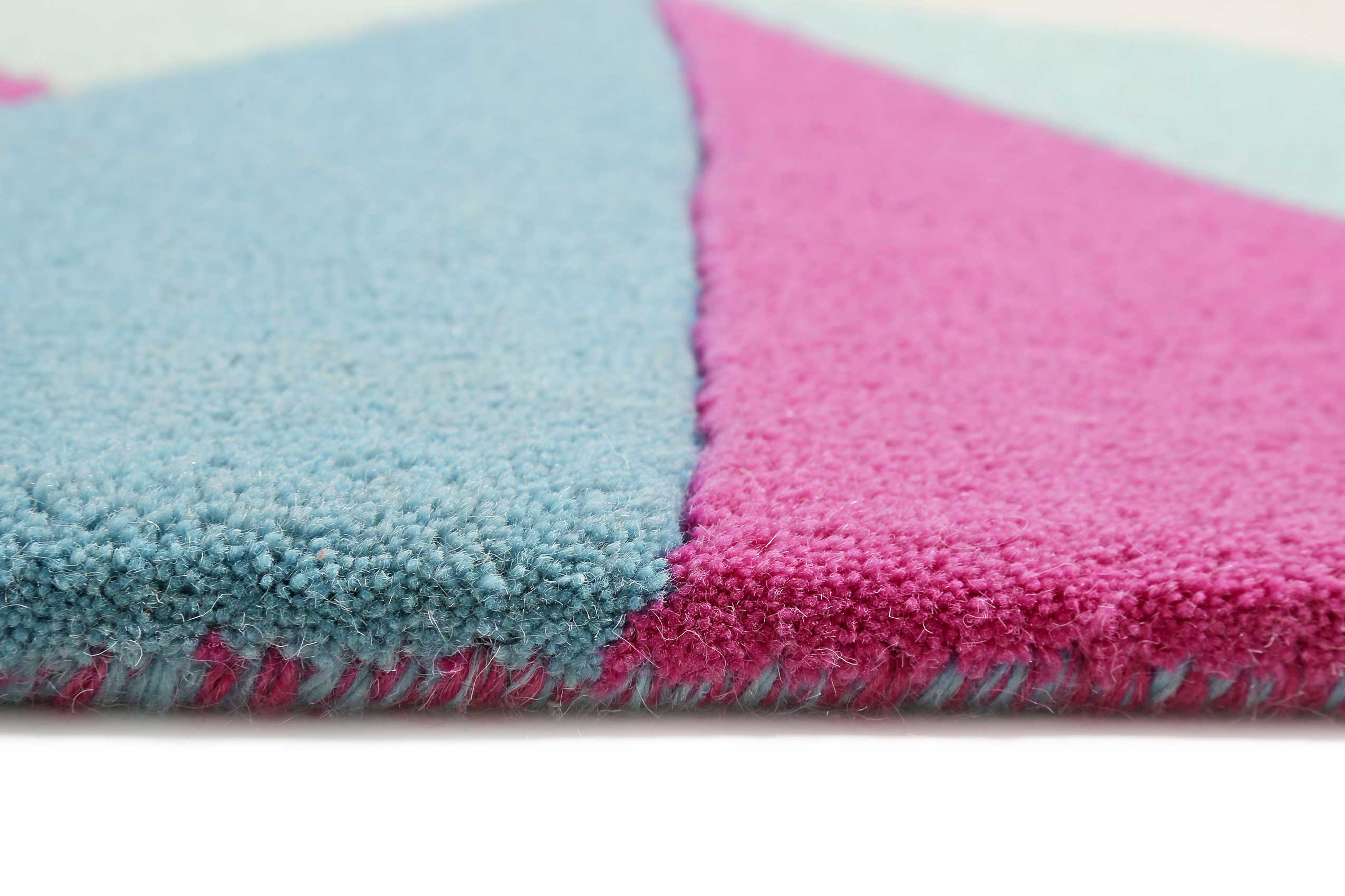 Teppich Bunt aus Wolle » Triangulum « Accessorize - Ansicht 4