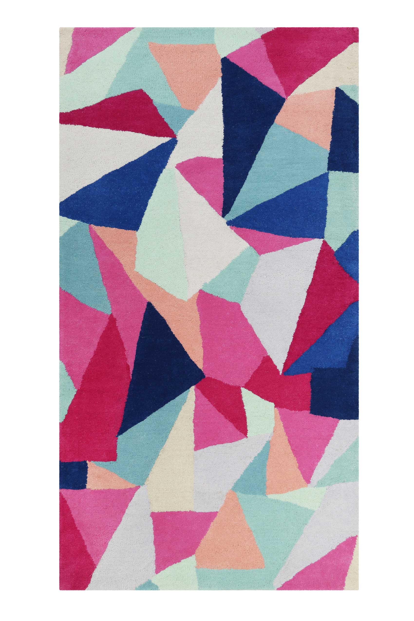Teppich Bunt aus Wolle » Triangulum « Accessorize - Ansicht 6