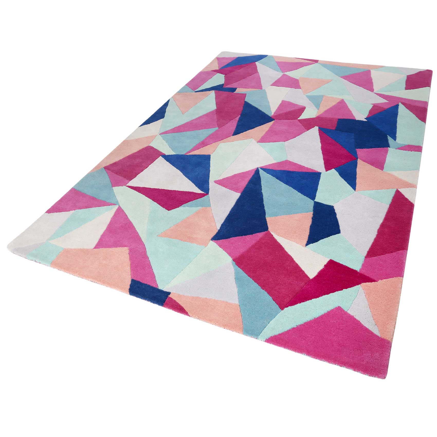Teppich Bunt aus Wolle » Triangulum « Accessorize - Ansicht 2