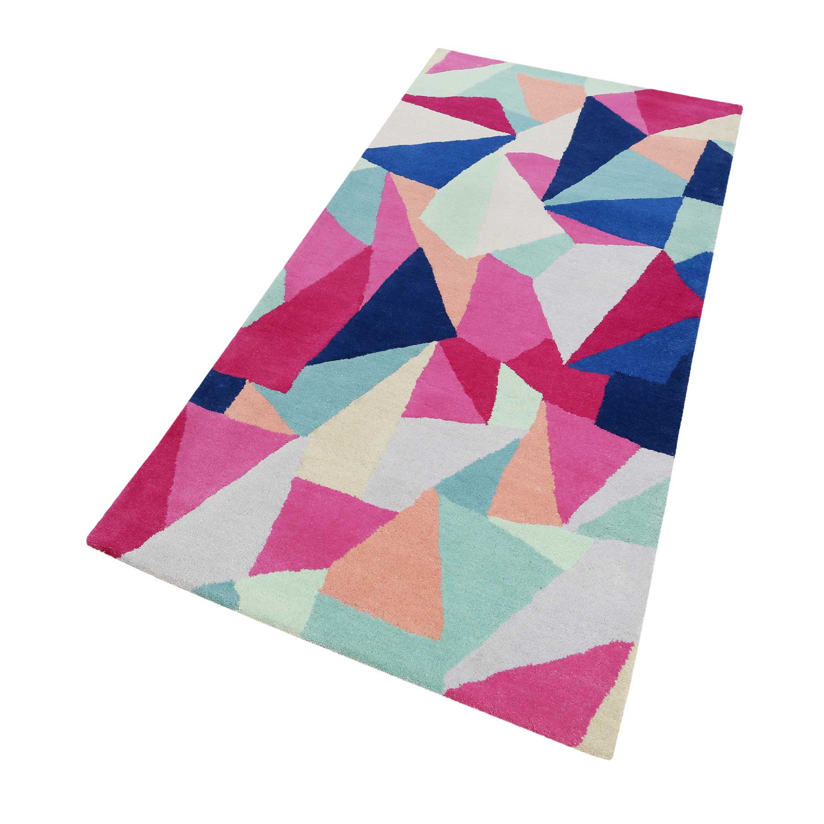 Teppich Bunt aus Wolle » Triangulum « Accessorize - Ansicht 7