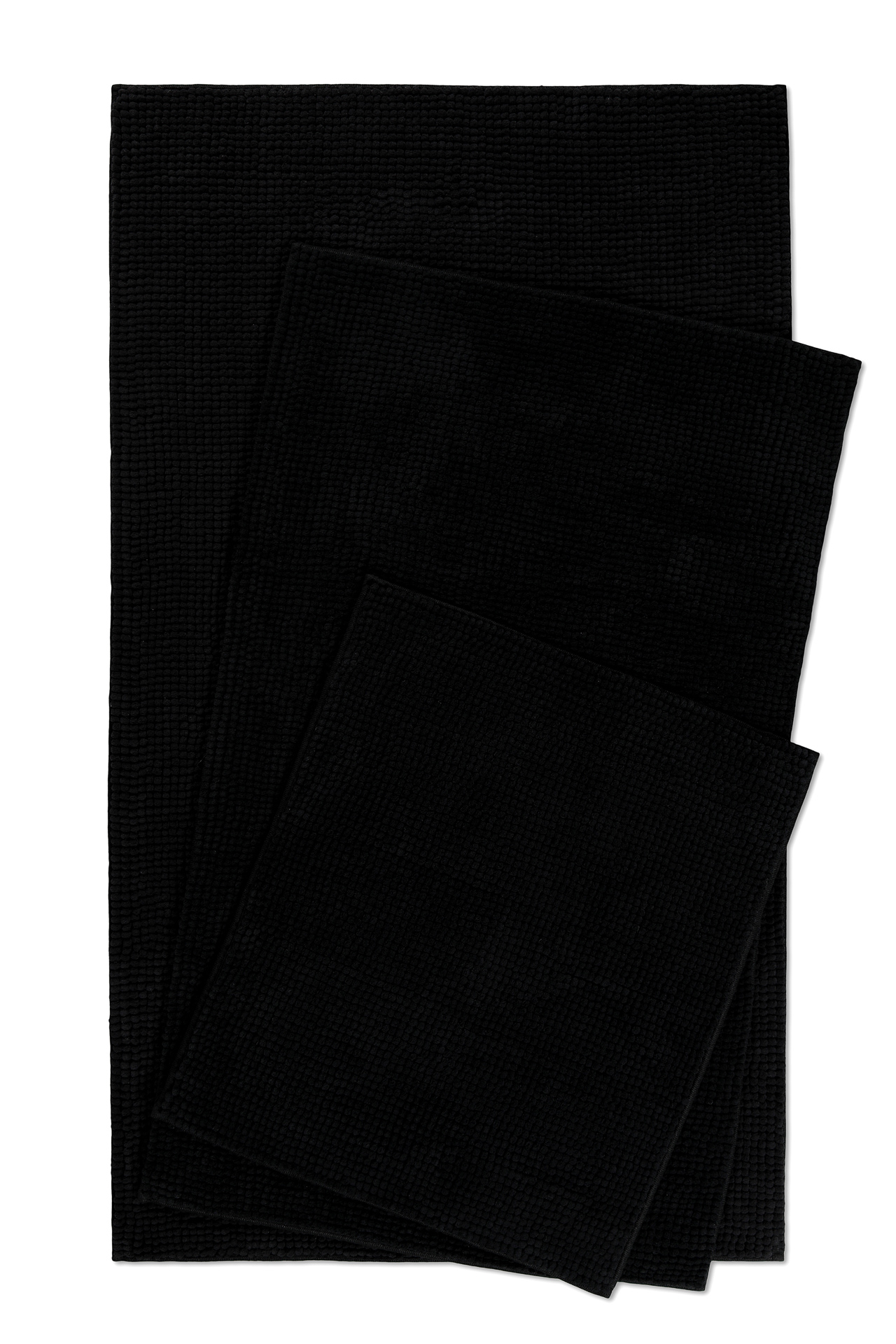 Badteppich Schwarz
