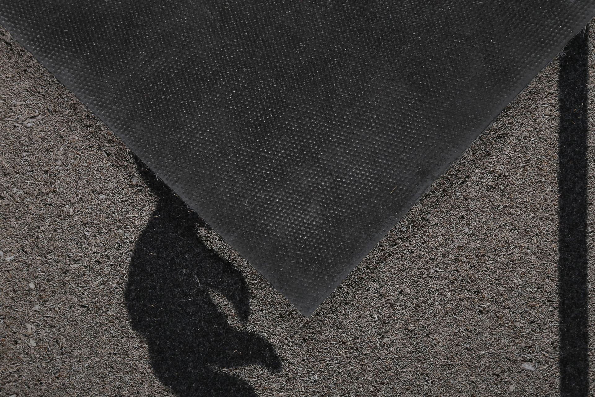 Fußmatte aus Kokosfaser Grau Schwarz » Champion « WECONhome - Ansicht 6