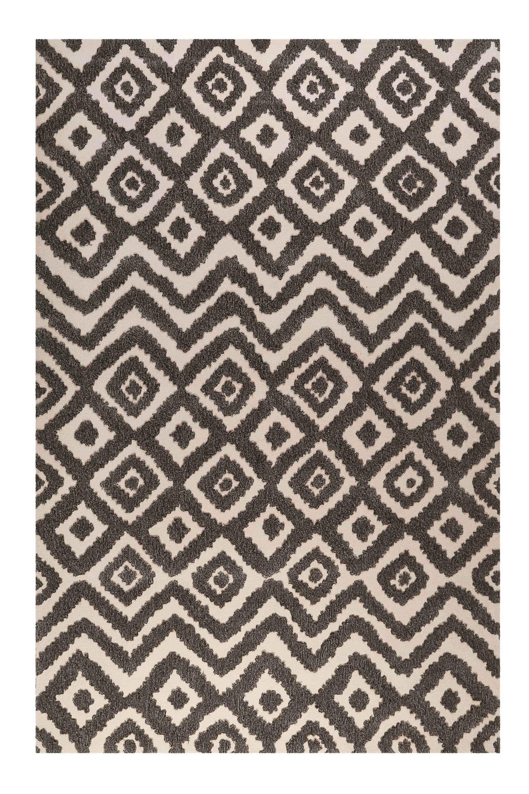 Esprit Wollteppich Beige Braun Kurzflor » Africa Ethnic « - Ansicht 1