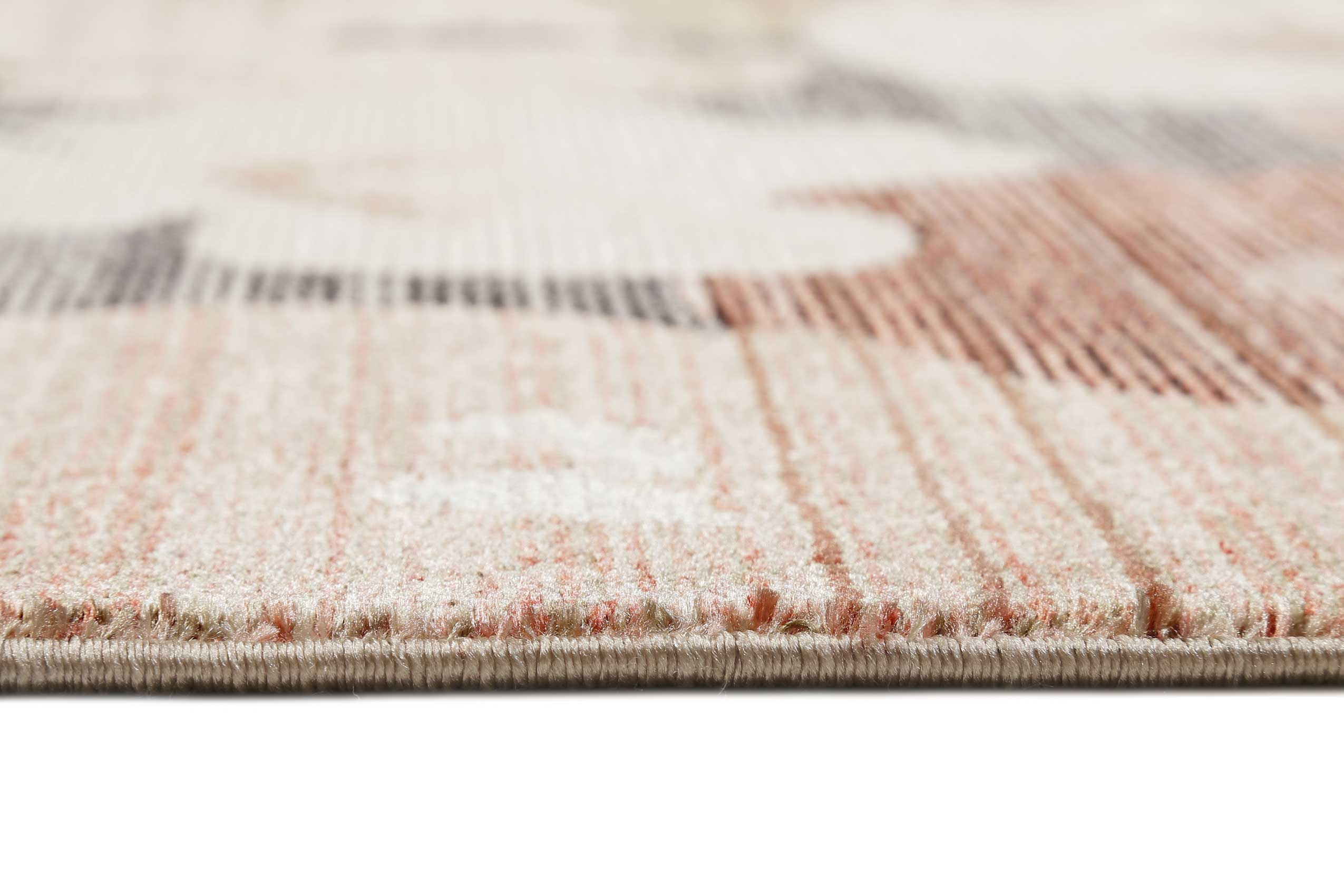 Esprit Teppich Rot Terracotta Sand Beige Grau » Agneta « - Ansicht 4