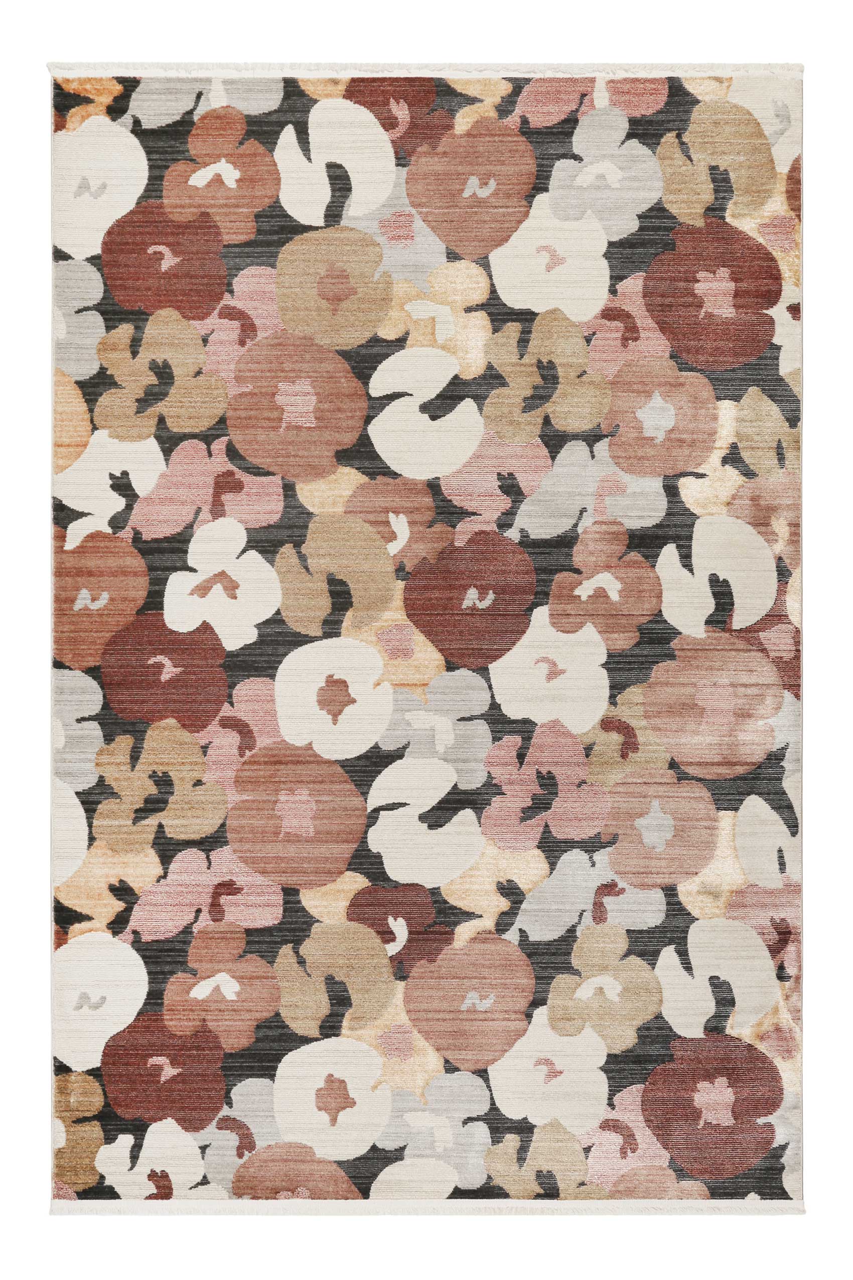 Esprit Teppich Rot Terracotta Sand Beige Grau 