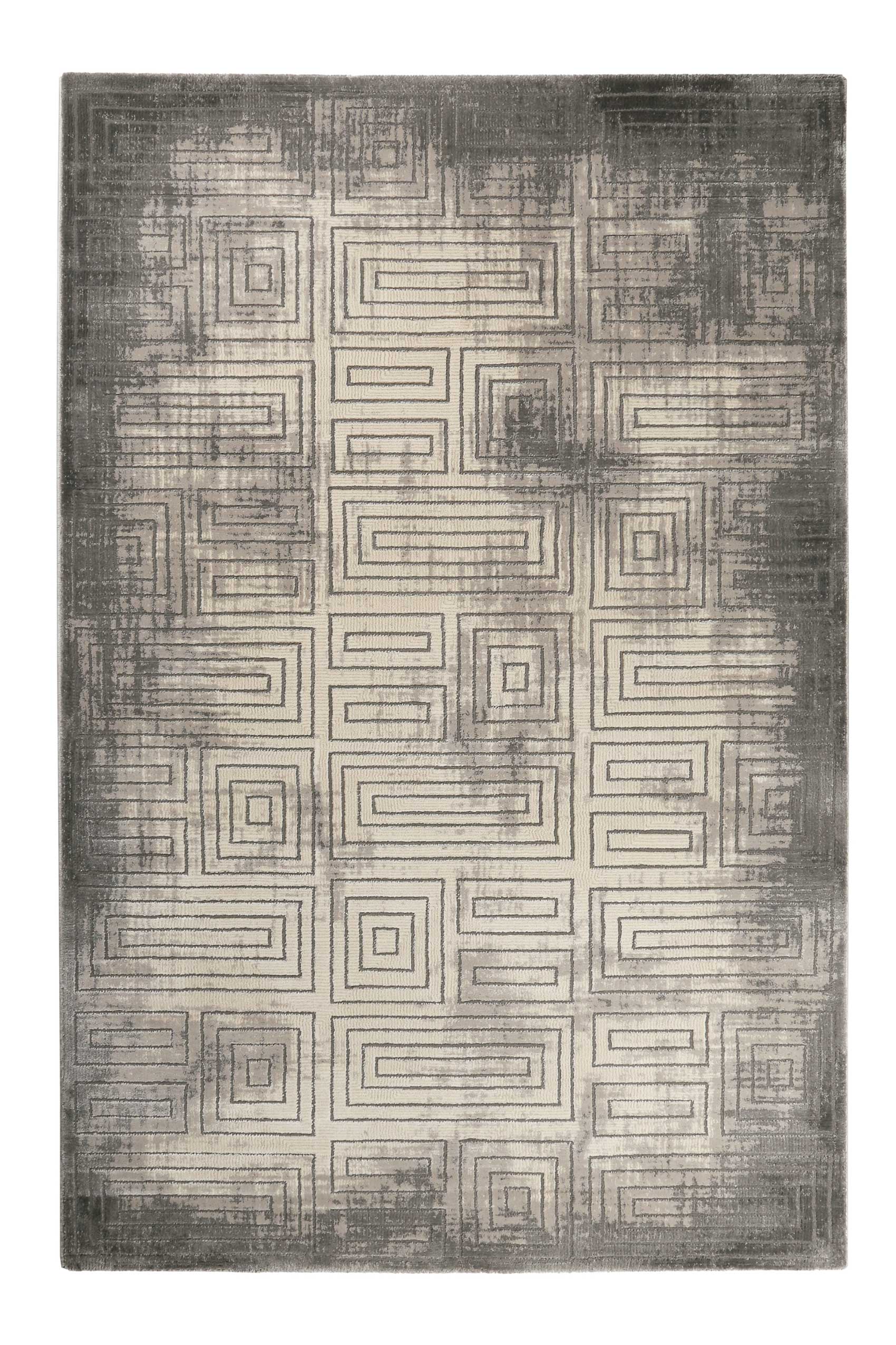 Esprit Teppich Grau Beige Kurzflor 