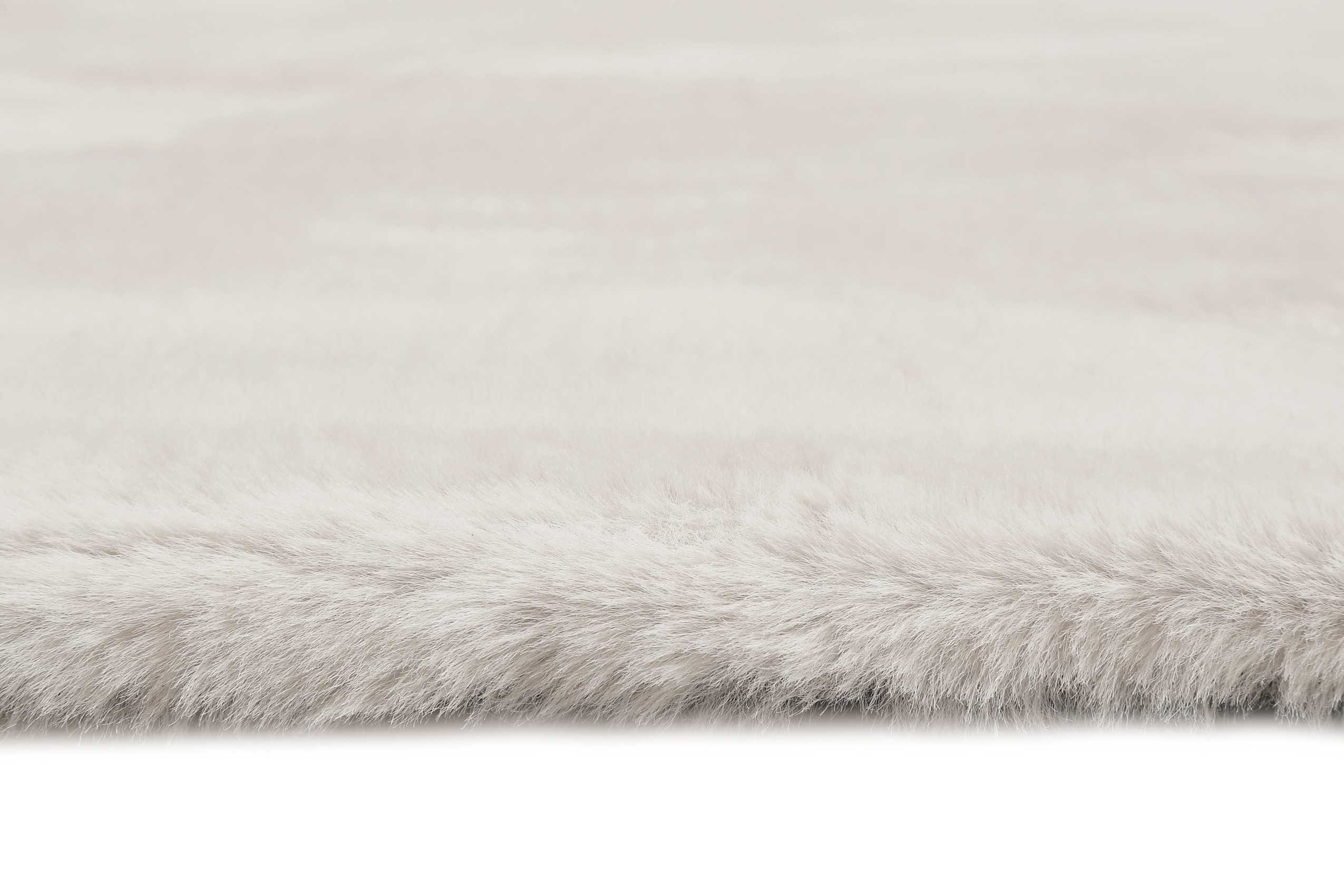 Esprit Kunstfell Teppich Greige und sehr flauschig Hochflor 