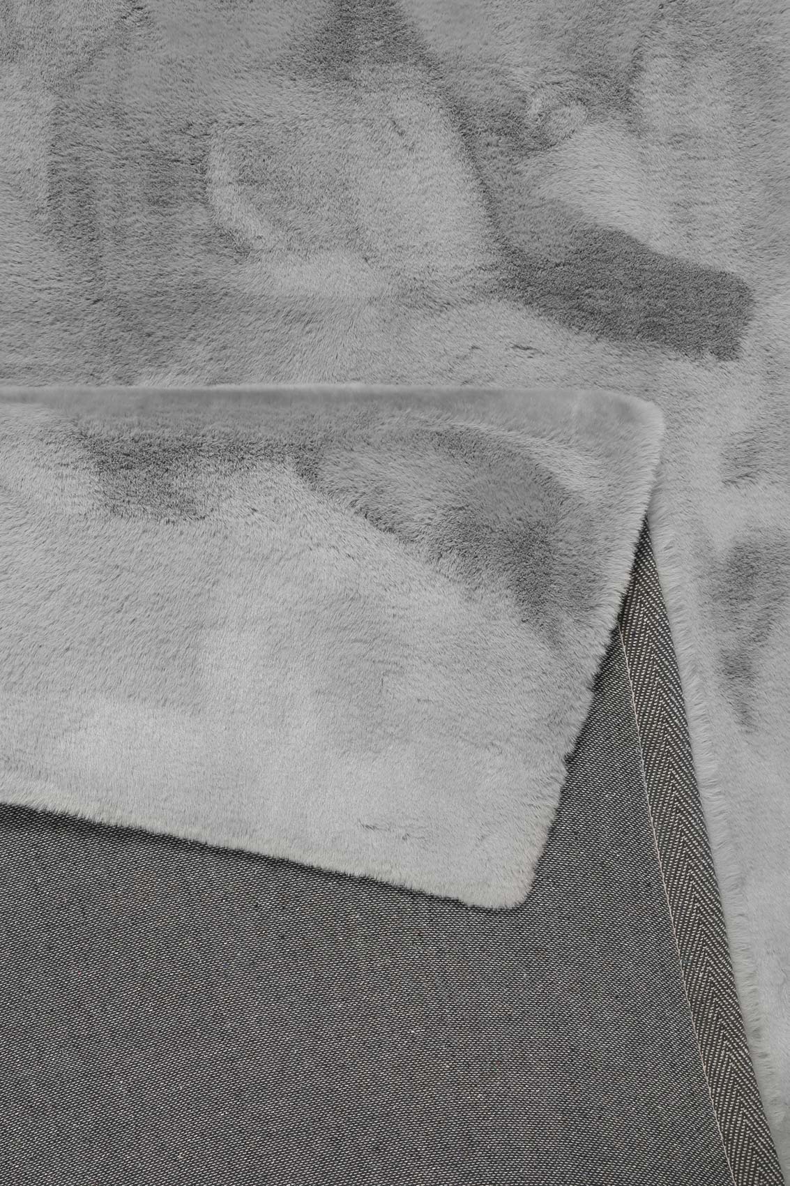 Esprit Kunstfell Teppich Grau und sehr flauschig Hochflor 