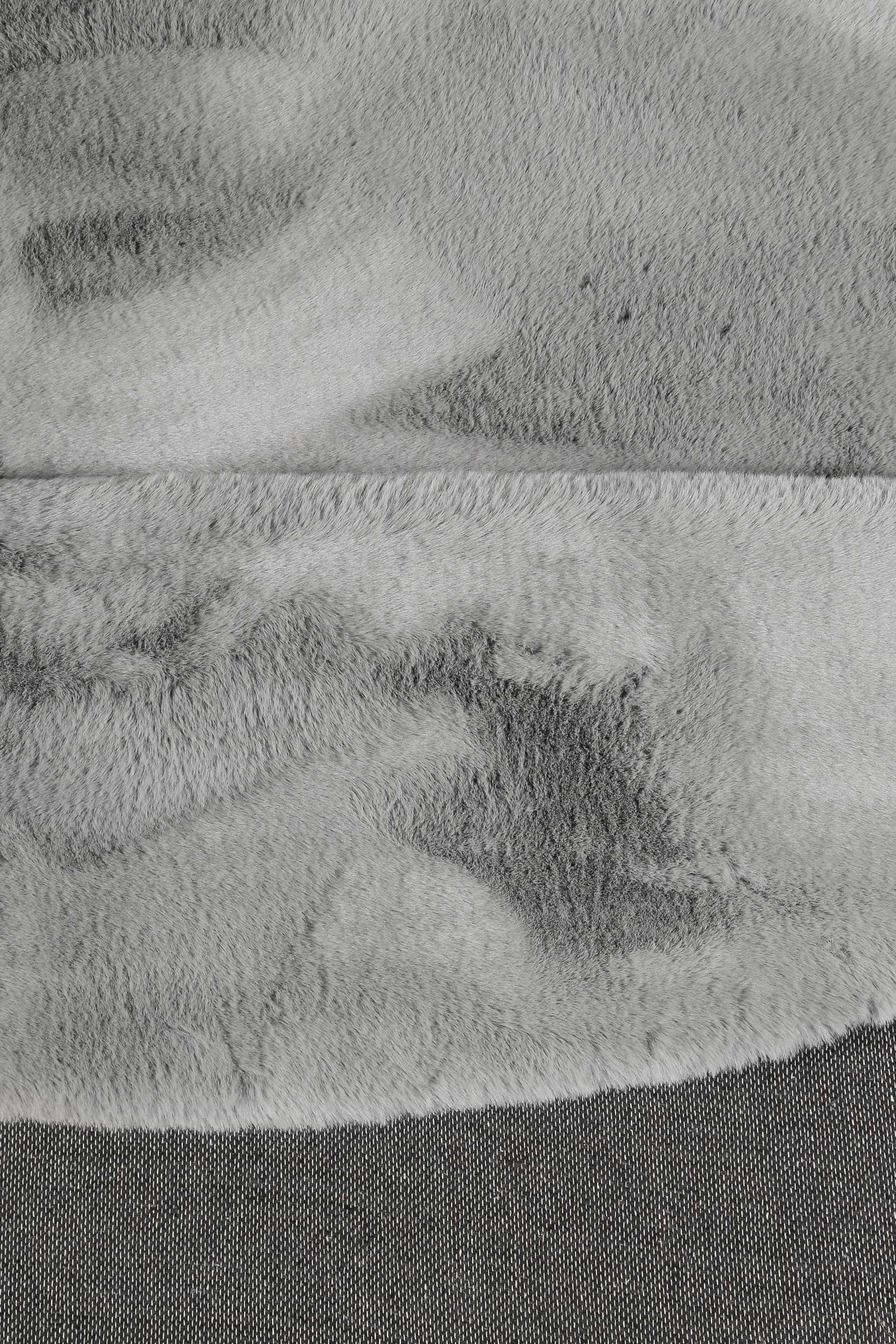 Esprit Teppich Rund Grau und sehr flauschig Hochflor » Alice « - Ansicht 3