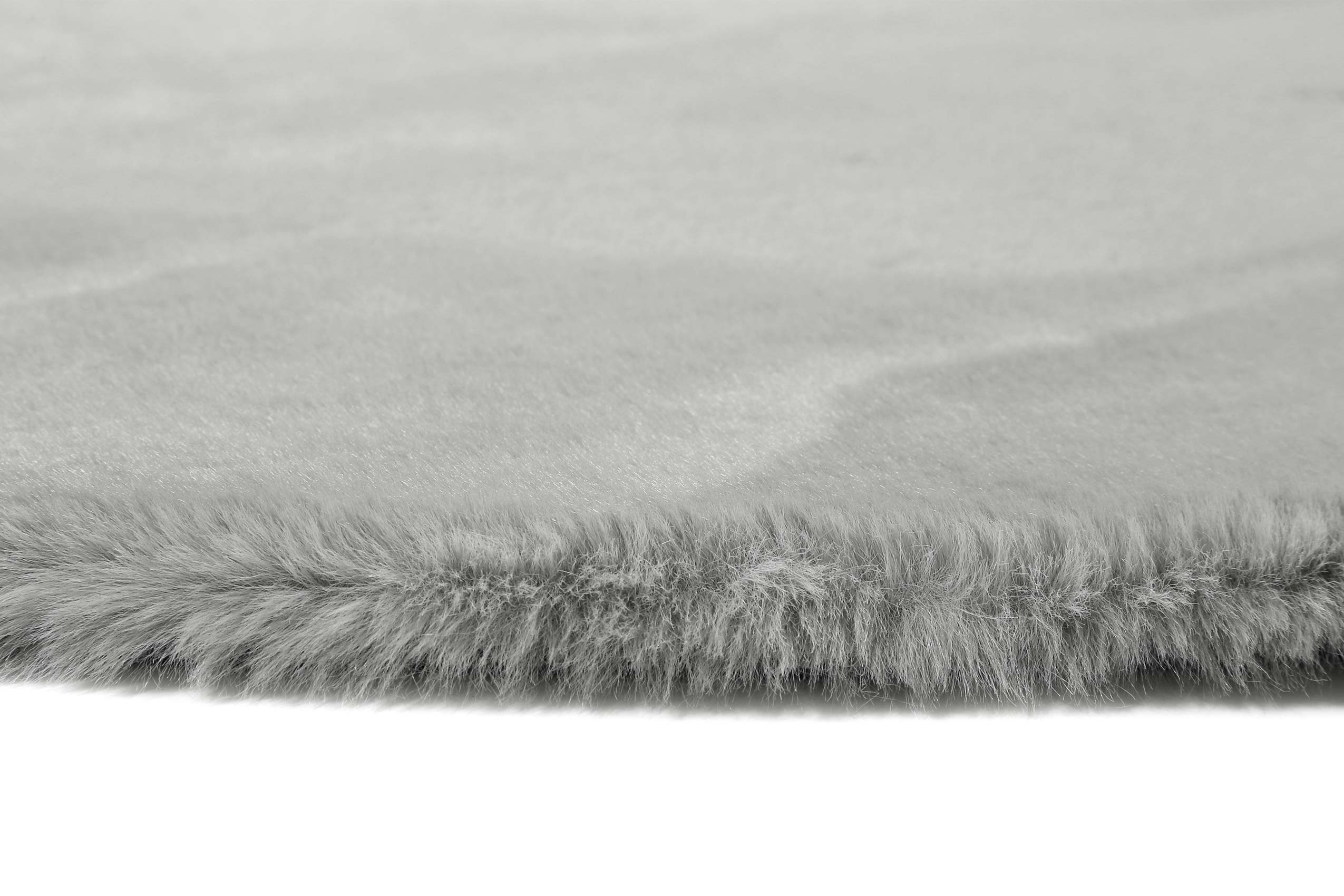 Esprit Teppich Rund Grau und sehr flauschig Hochflor » Alice « - Ansicht 4