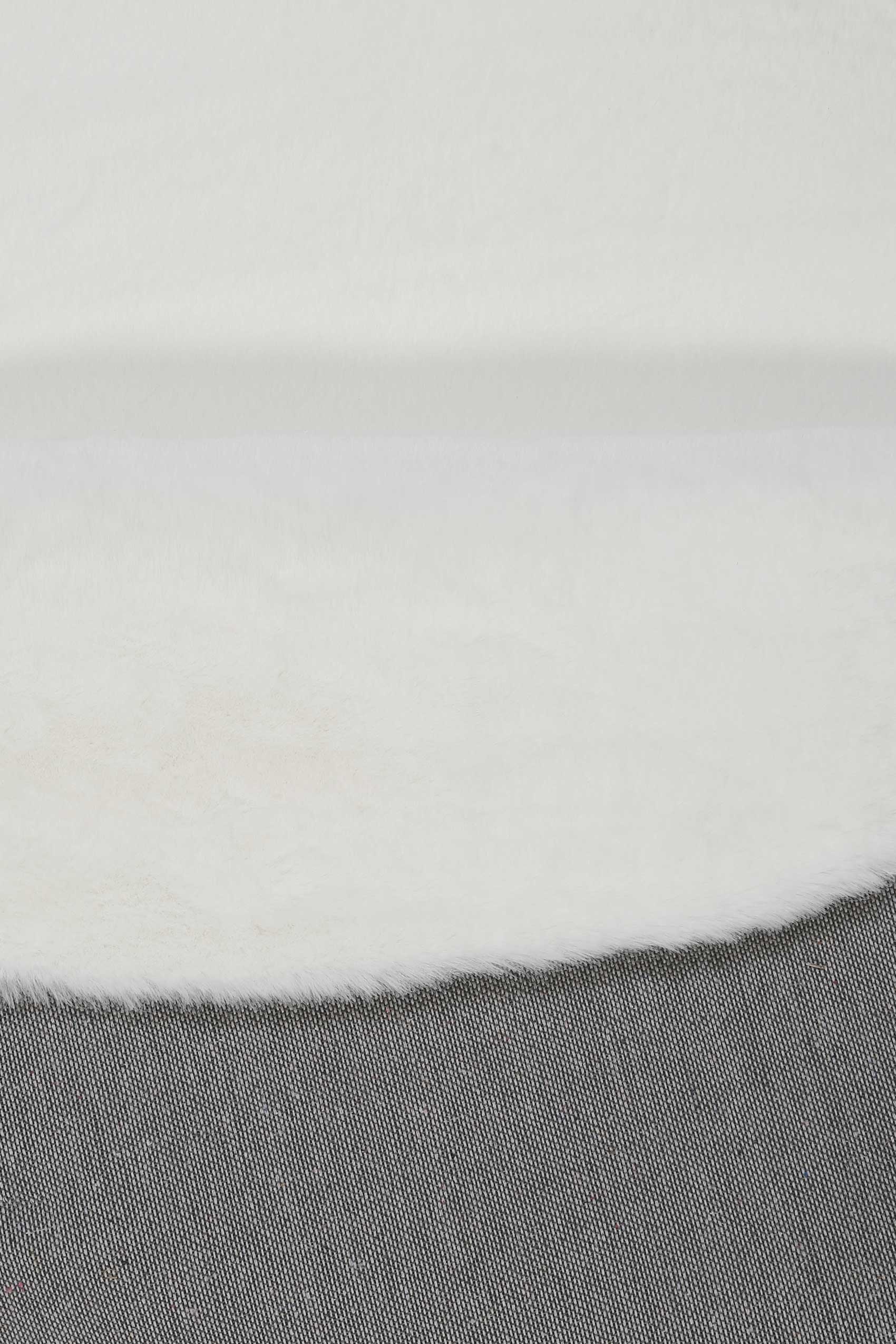 Teppich Rund Weiß und sehr flauschig Hochflor » Alice « - Ansicht 3