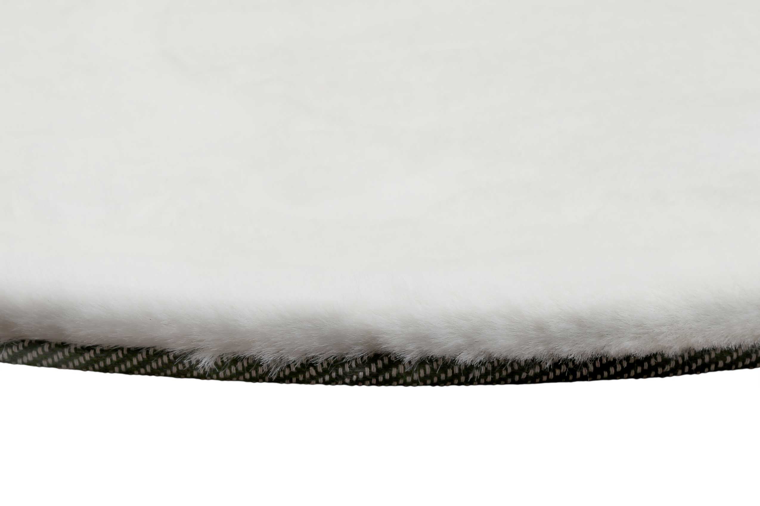 Teppich Rund Weiß und sehr flauschig Hochflor » Alice « - Ansicht 4