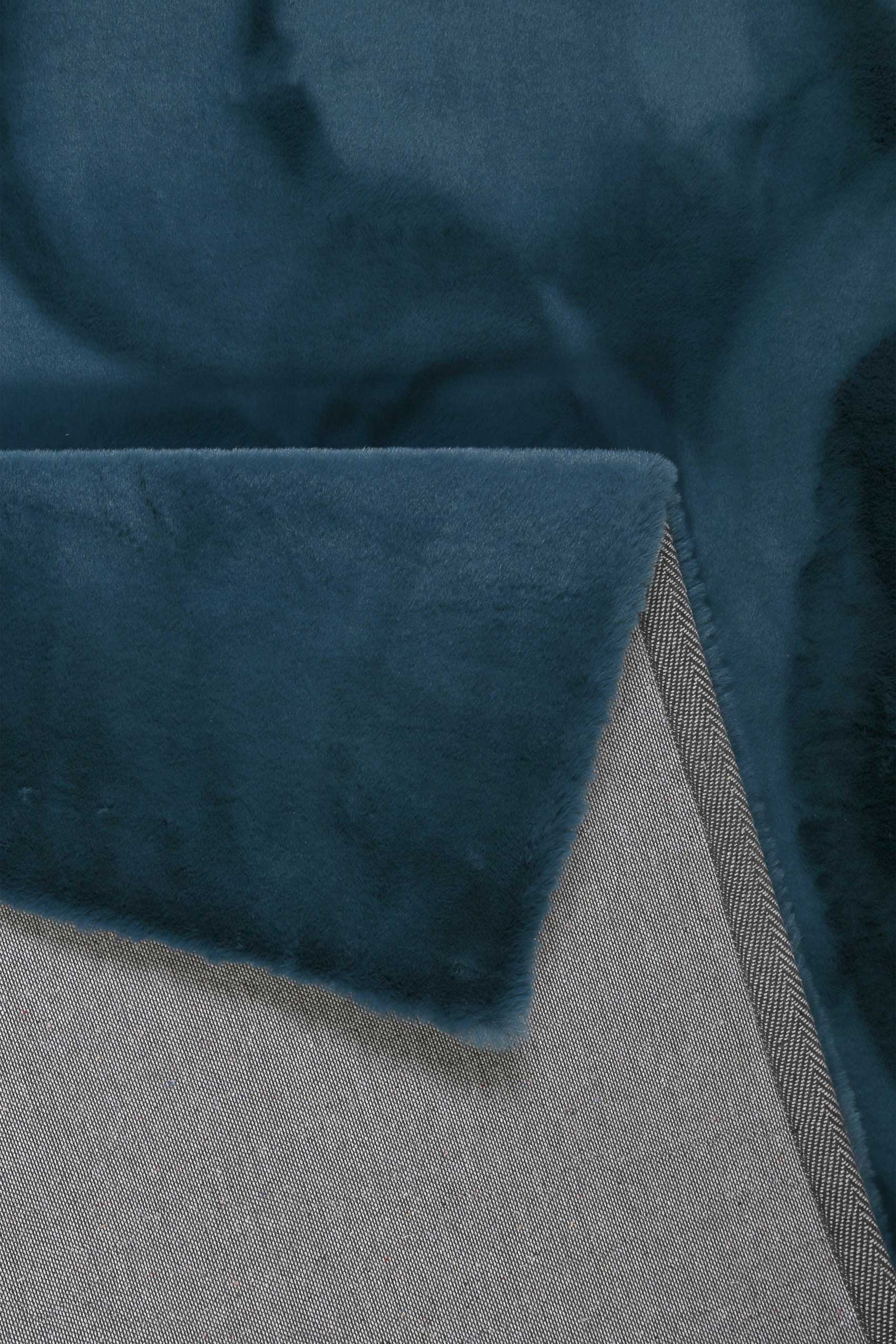 Esprit Kunstfell Teppich Petrol und sehr flauschig Hochflor 