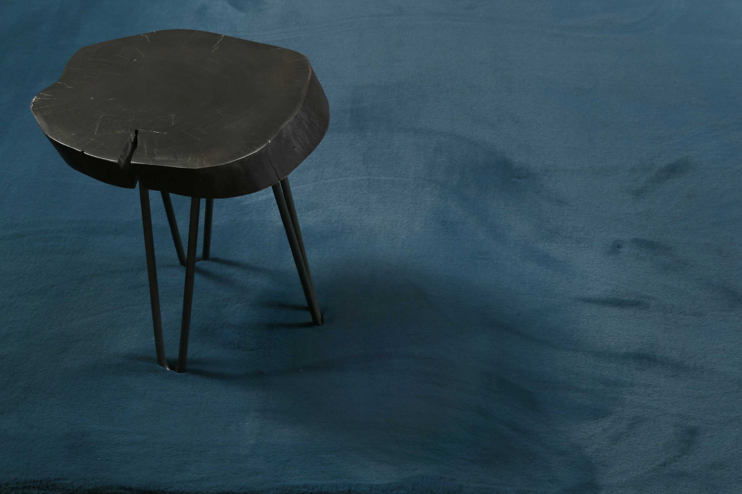 Esprit Kunstfell Teppich Petrol und sehr flauschig Hochflor 
