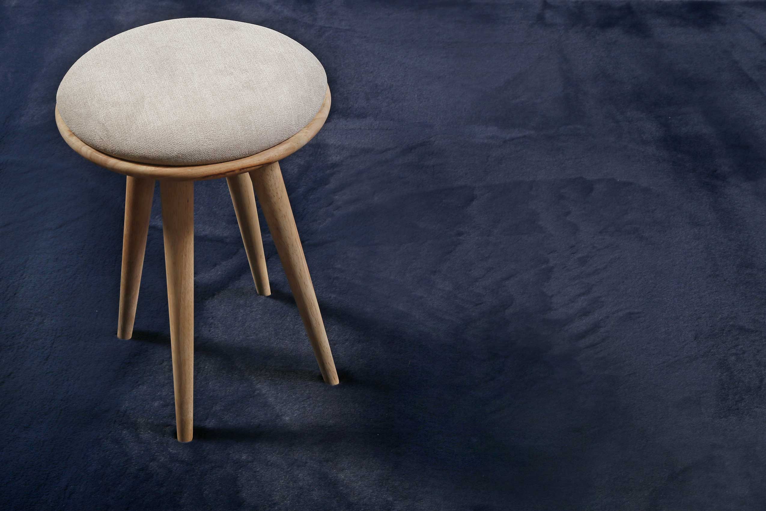 Esprit Kunstfell Teppich Dunkelblau und sehr flauschig Hochflor 