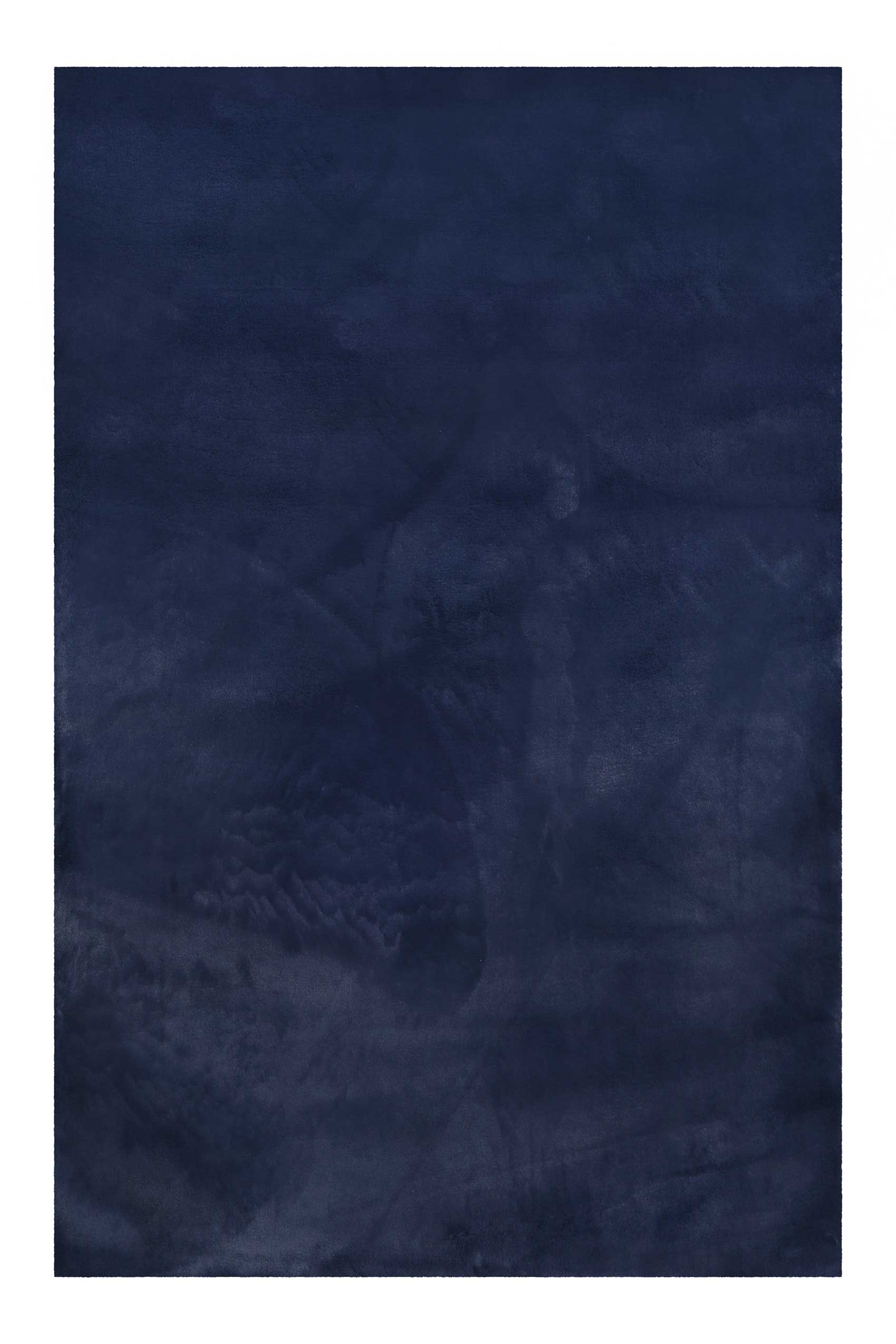 Esprit Kunstfell Teppich Dunkelblau und sehr flauschig Hochflor 