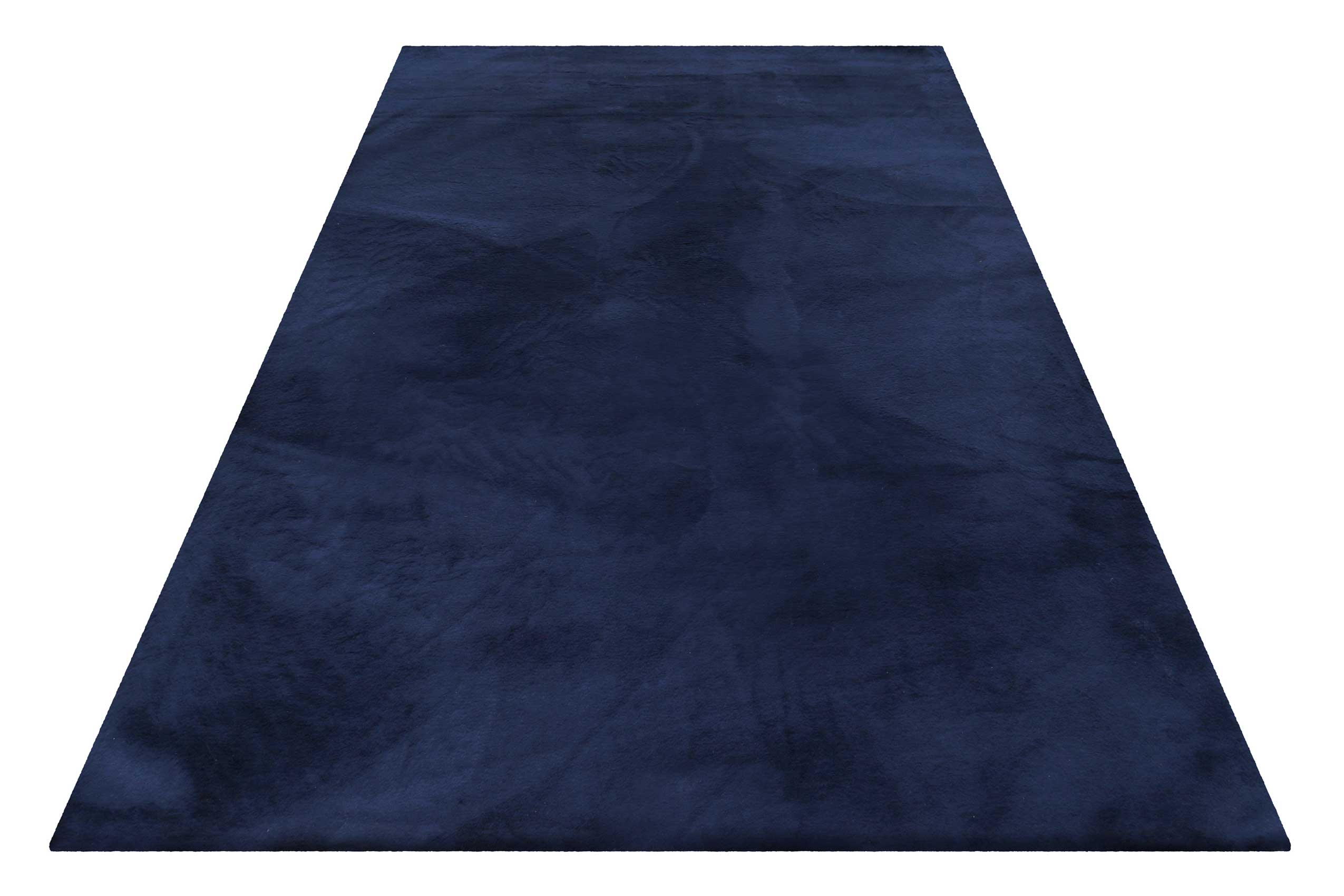 Esprit Kunstfell Teppich Dunkelblau und sehr flauschig Hochflor 
