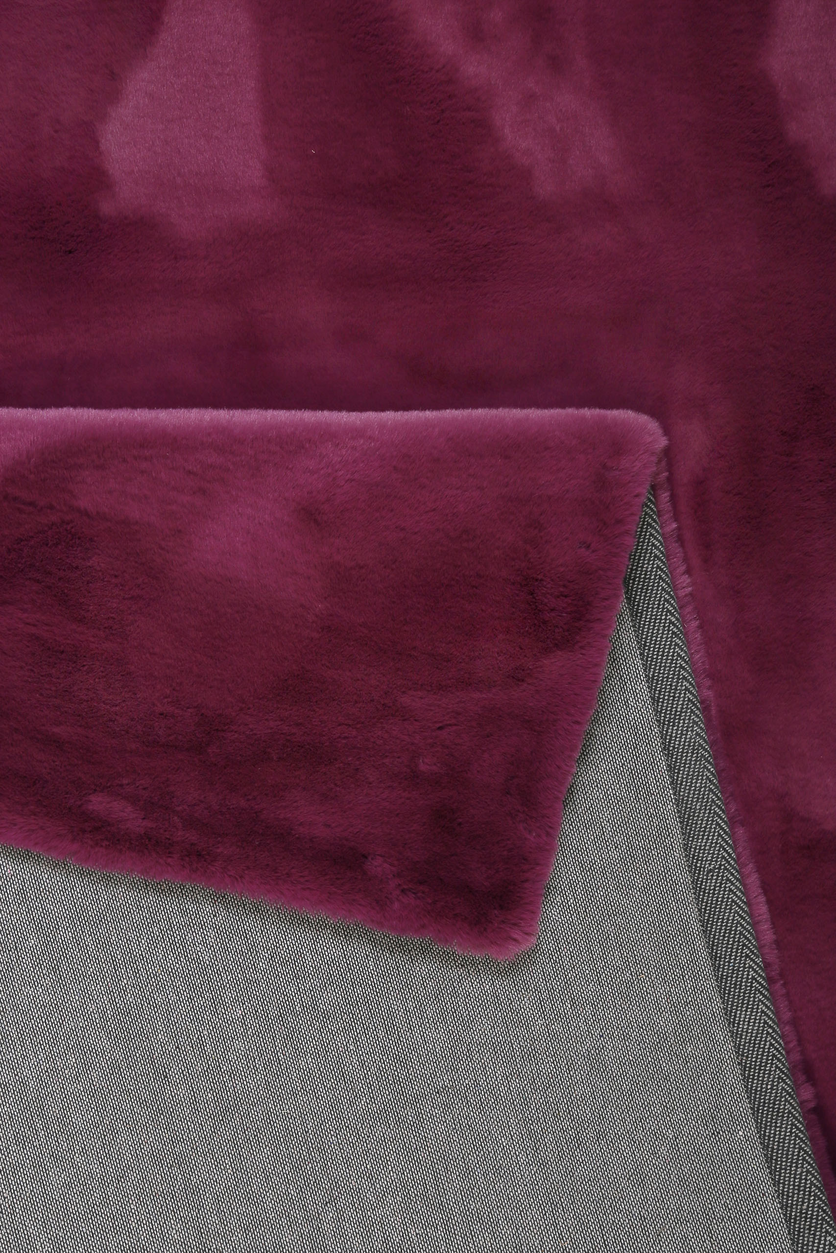 Esprit Kunstfell Teppich Violett und sehr flauschig Hochflor