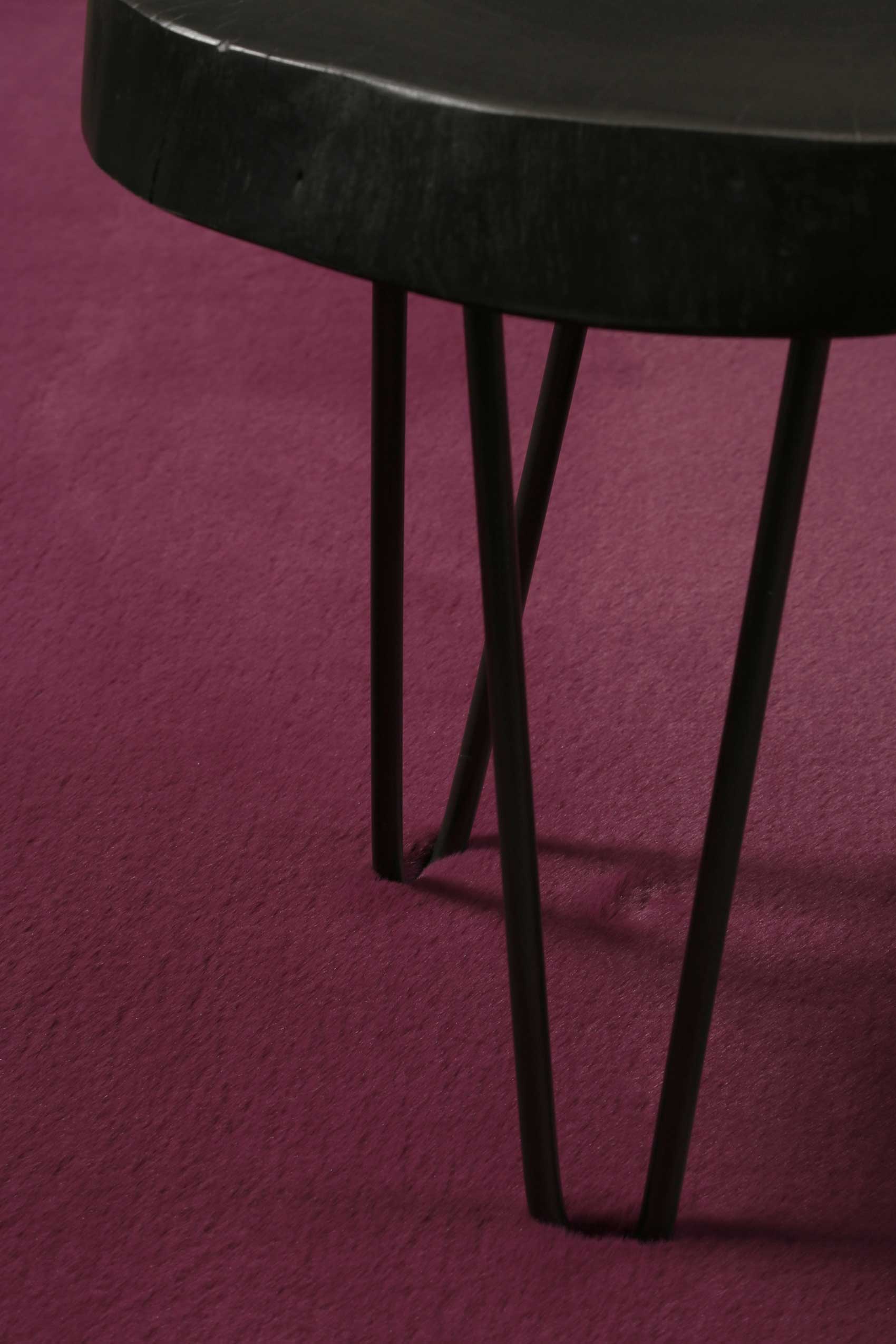 Teppich Rund Violett und sehr flauschig Hochflor » Alice « - Ansicht 6