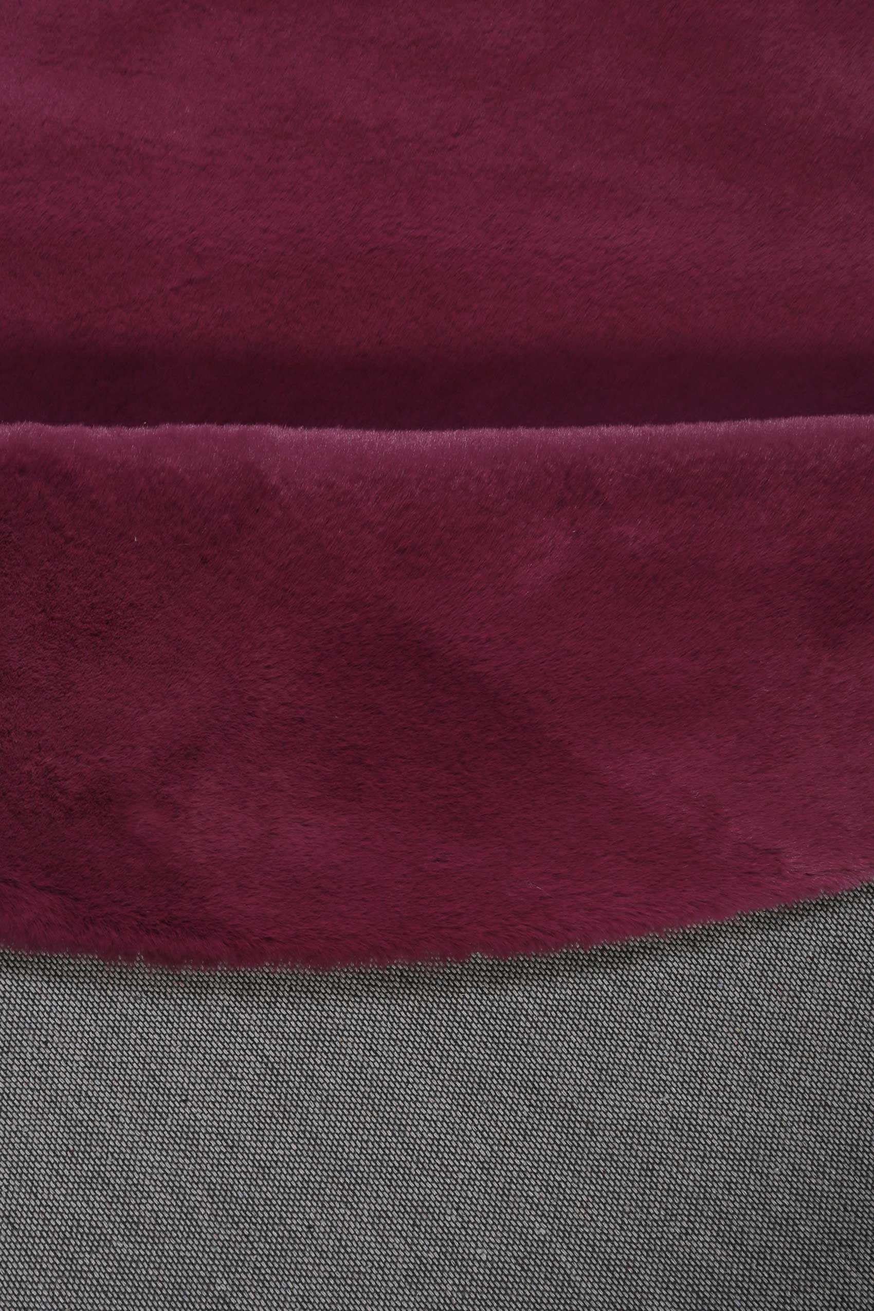 Teppich Rund Violett und sehr flauschig Hochflor » Alice « - Ansicht 3