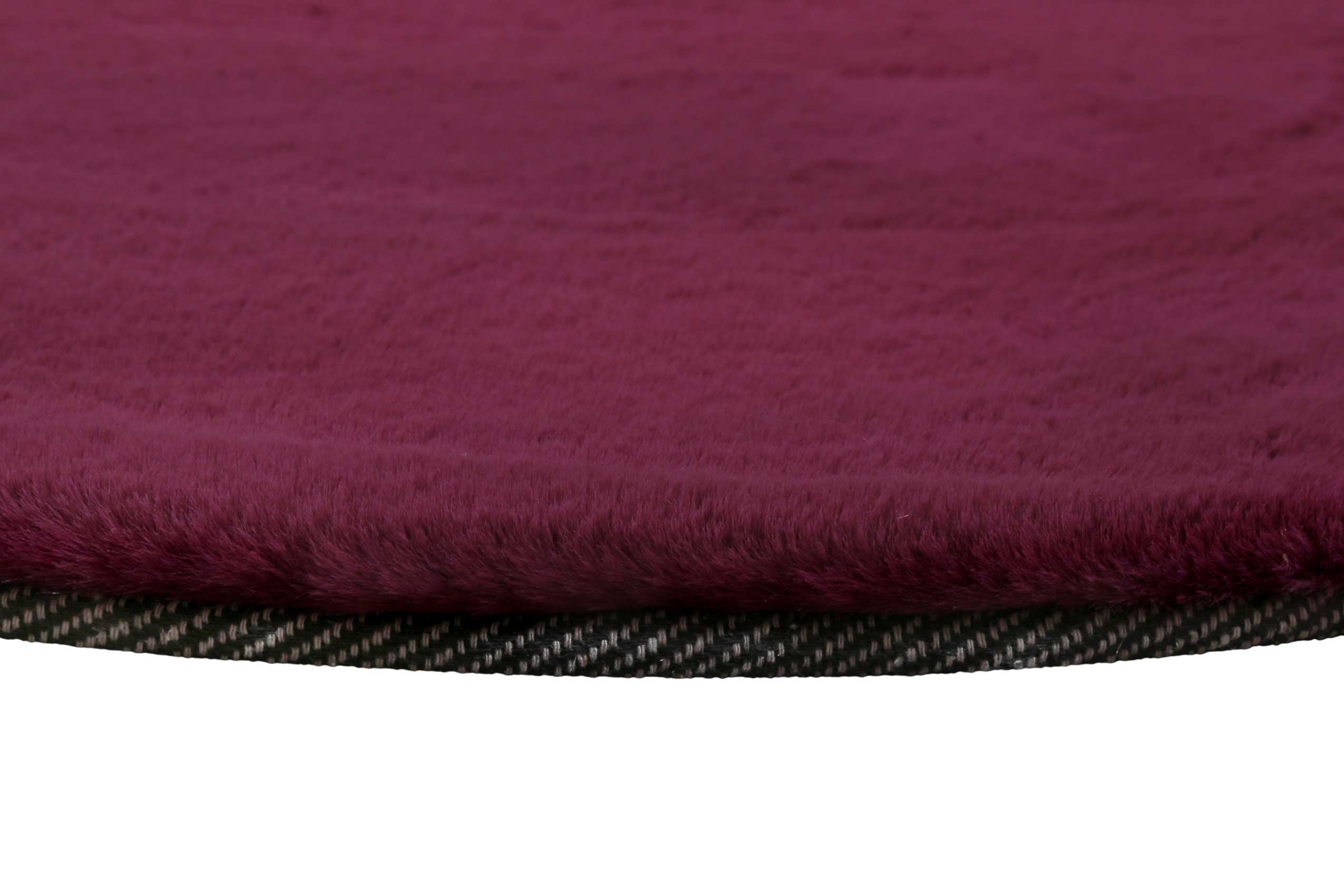 Teppich Rund Violett und sehr flauschig Hochflor » Alice « - Ansicht 4