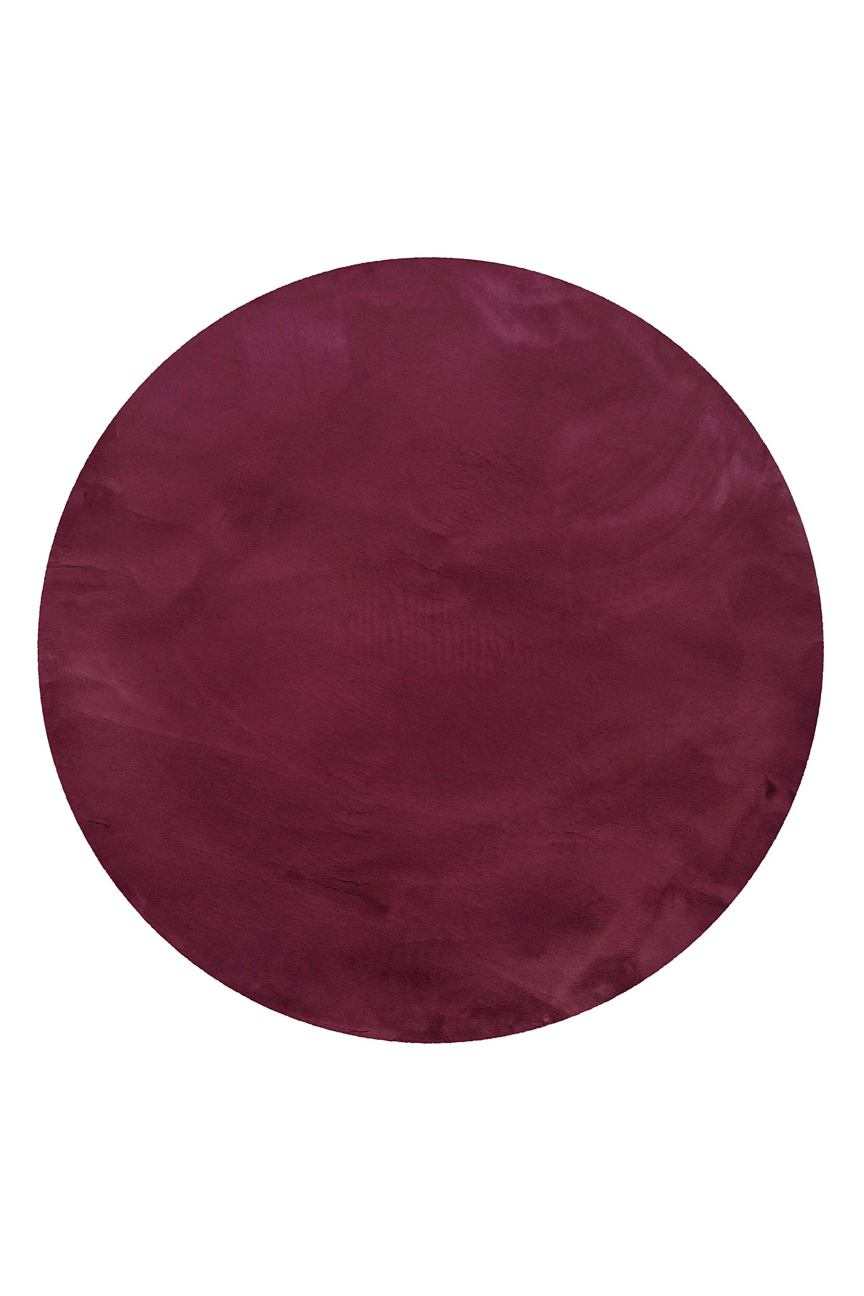 Teppich Rund Violett und sehr flauschig Hochflor » Alice « - Ansicht 1