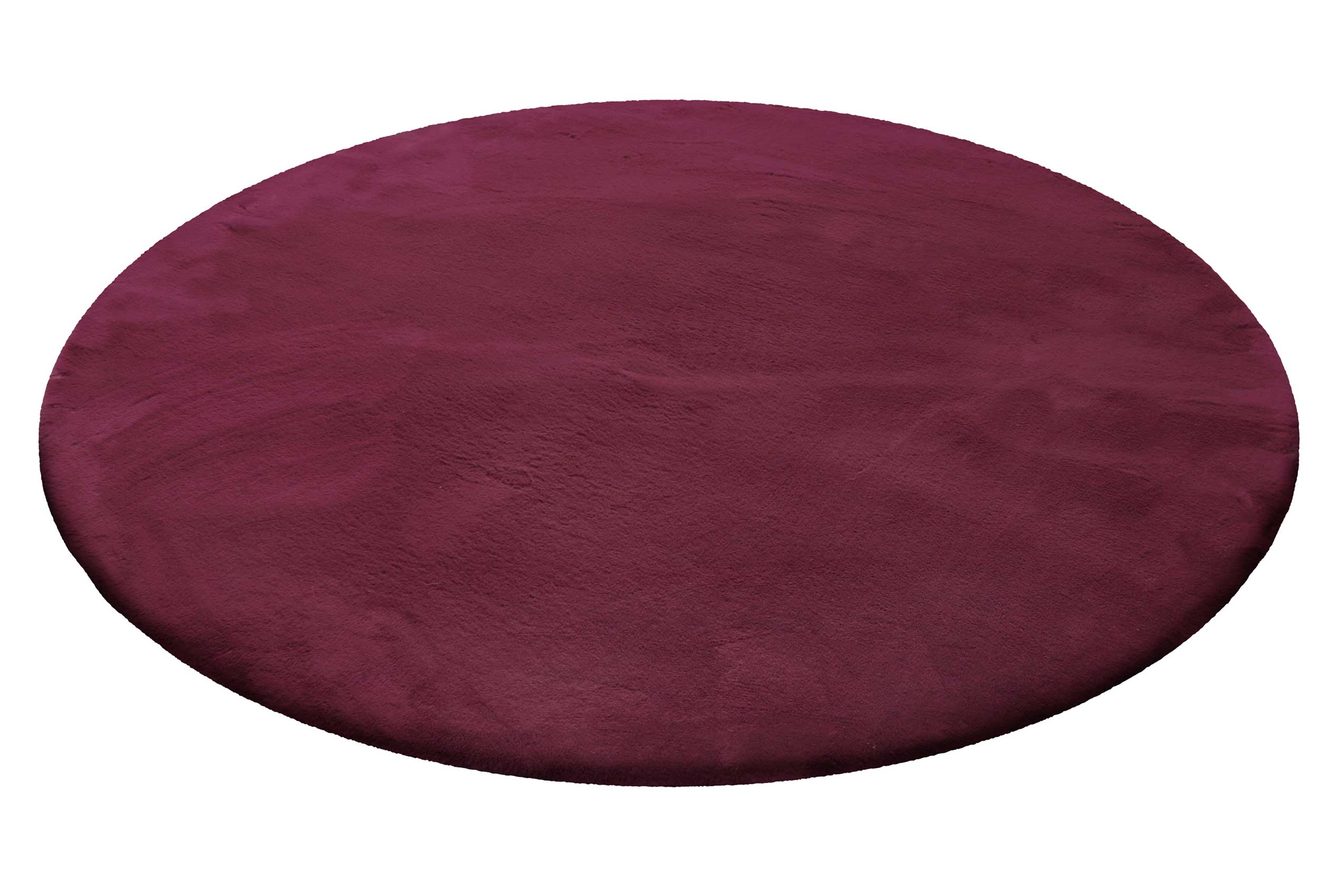 Teppich Rund Violett und sehr flauschig Hochflor » Alice « - Ansicht 2