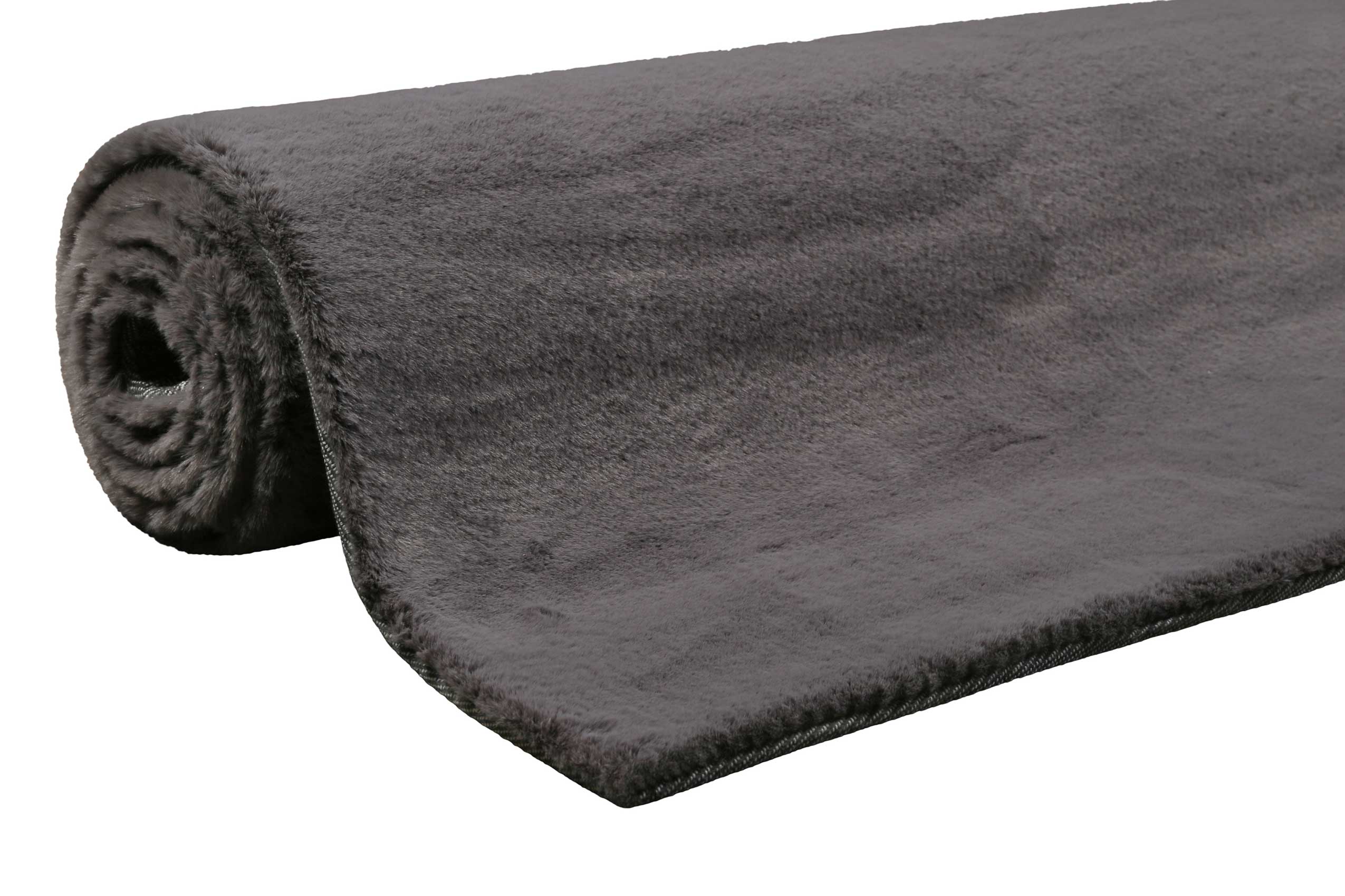 Esprit Kunstfell Teppich Anthrazit und sehr flauschig Hochflor "Alice" & Weconhome Shop