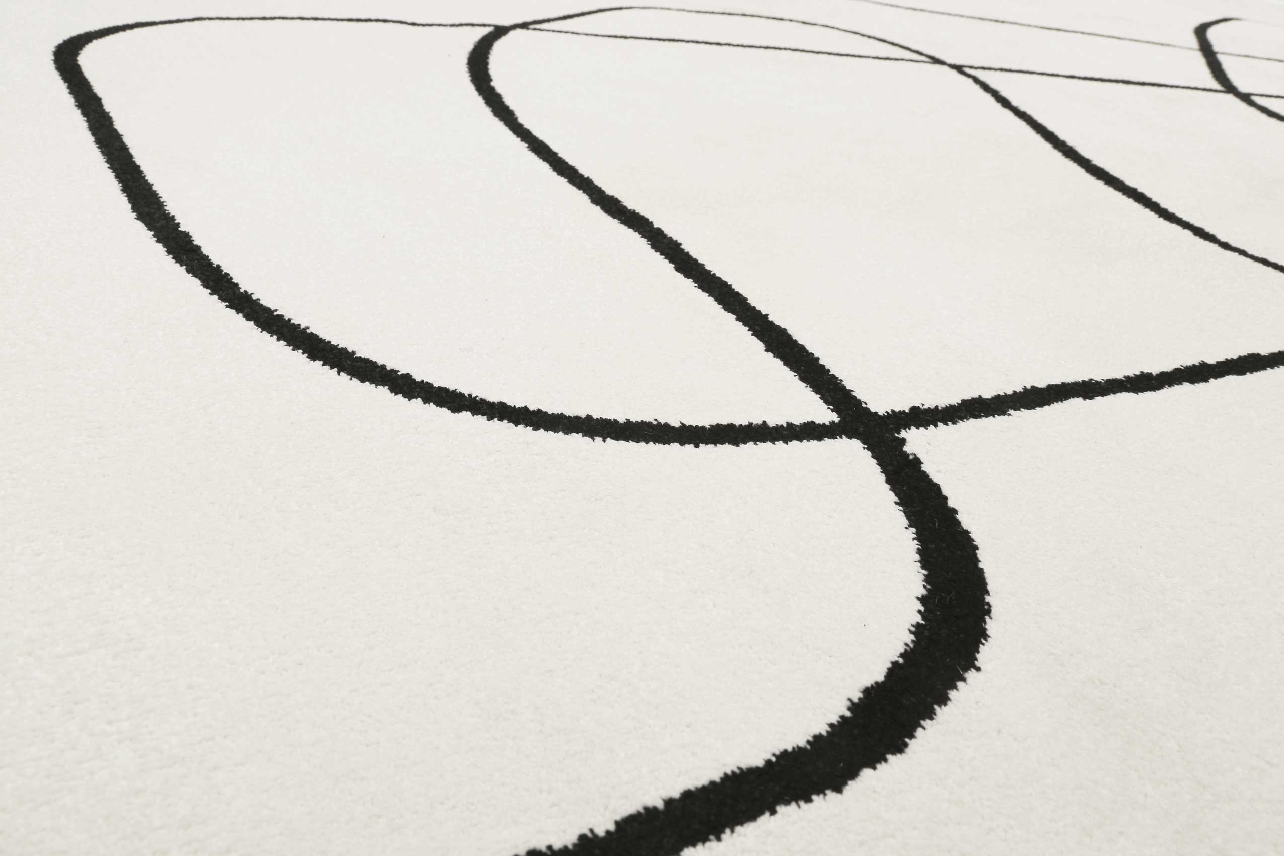 Esprit Teppich Weiß Schwarz Kurzflor » Artist « - Ansicht 5