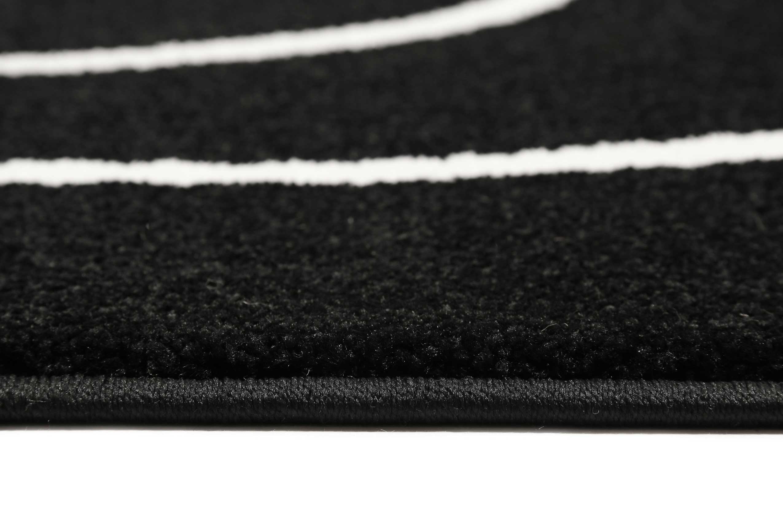 Esprit Teppich Schwarz Weiß Kurzflor 