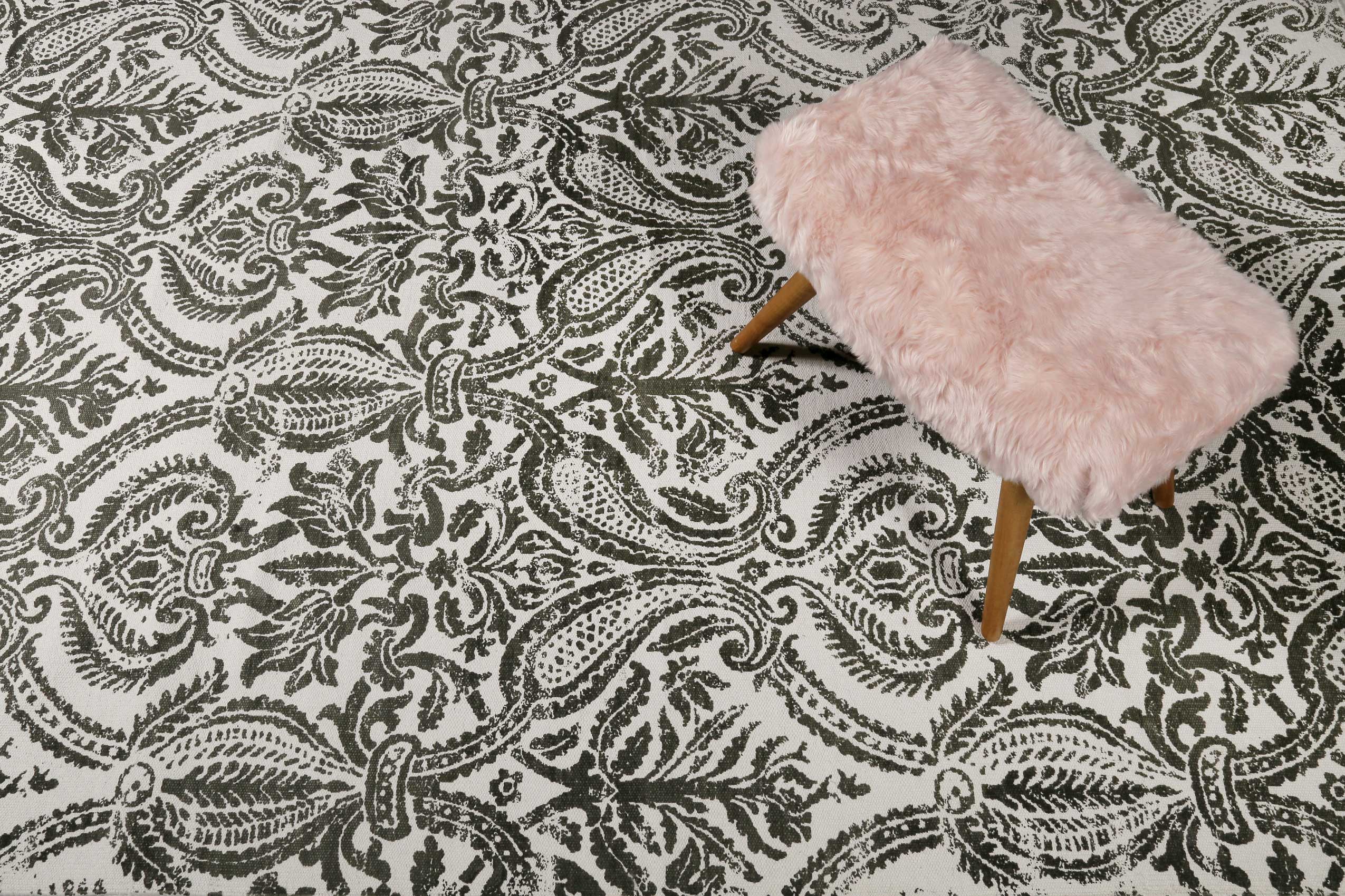 Esprit Kelim Teppich beige grau aus Baumwolle » Arvid « - Ansicht 6
