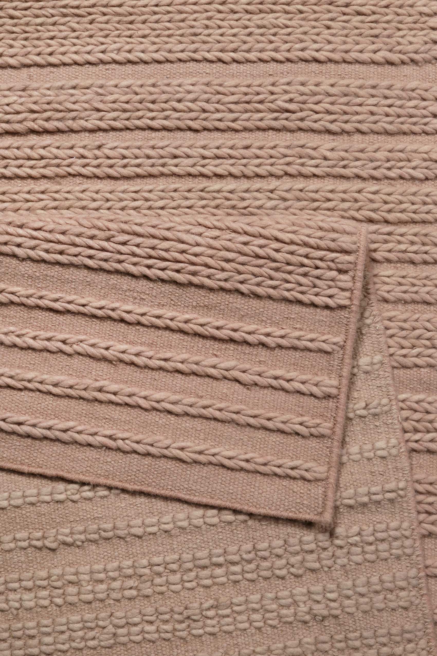 Esprit Kelim Teppich Rosa aus Wolle » Aurelia « - Ansicht 3