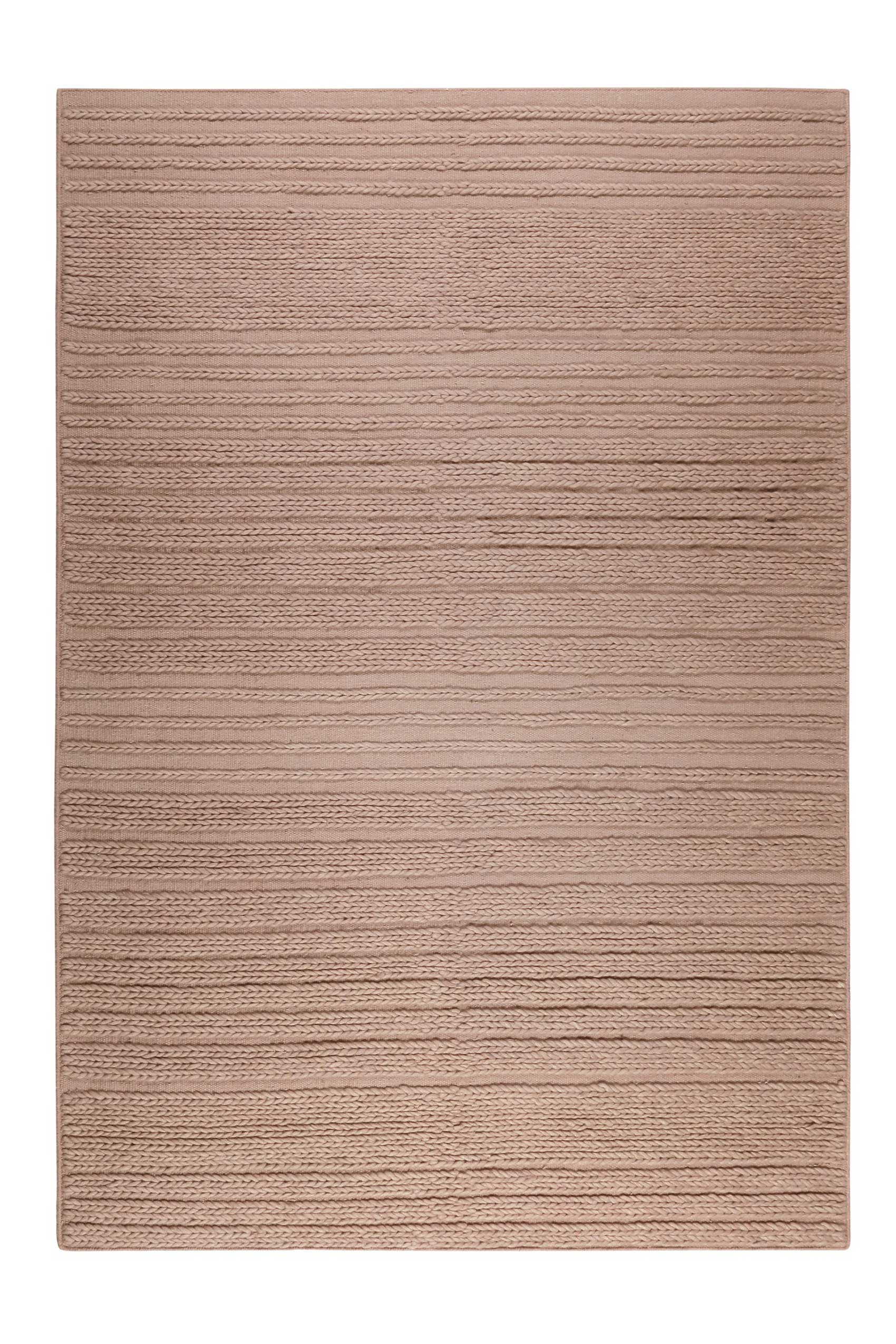 Esprit Kelim Teppich Rosa aus Wolle » Aurelia « - Ansicht 1