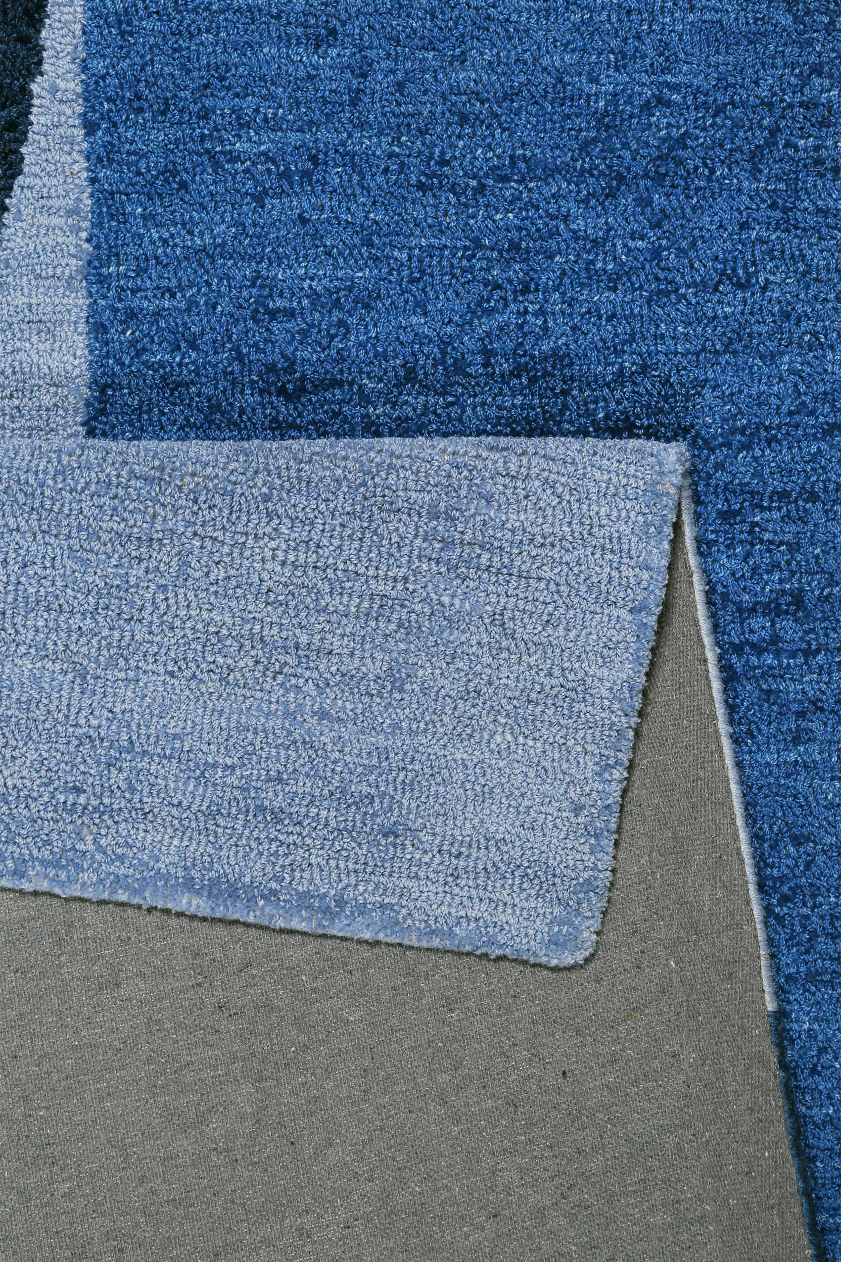 Esprit Kurzflor Teppich Blau 