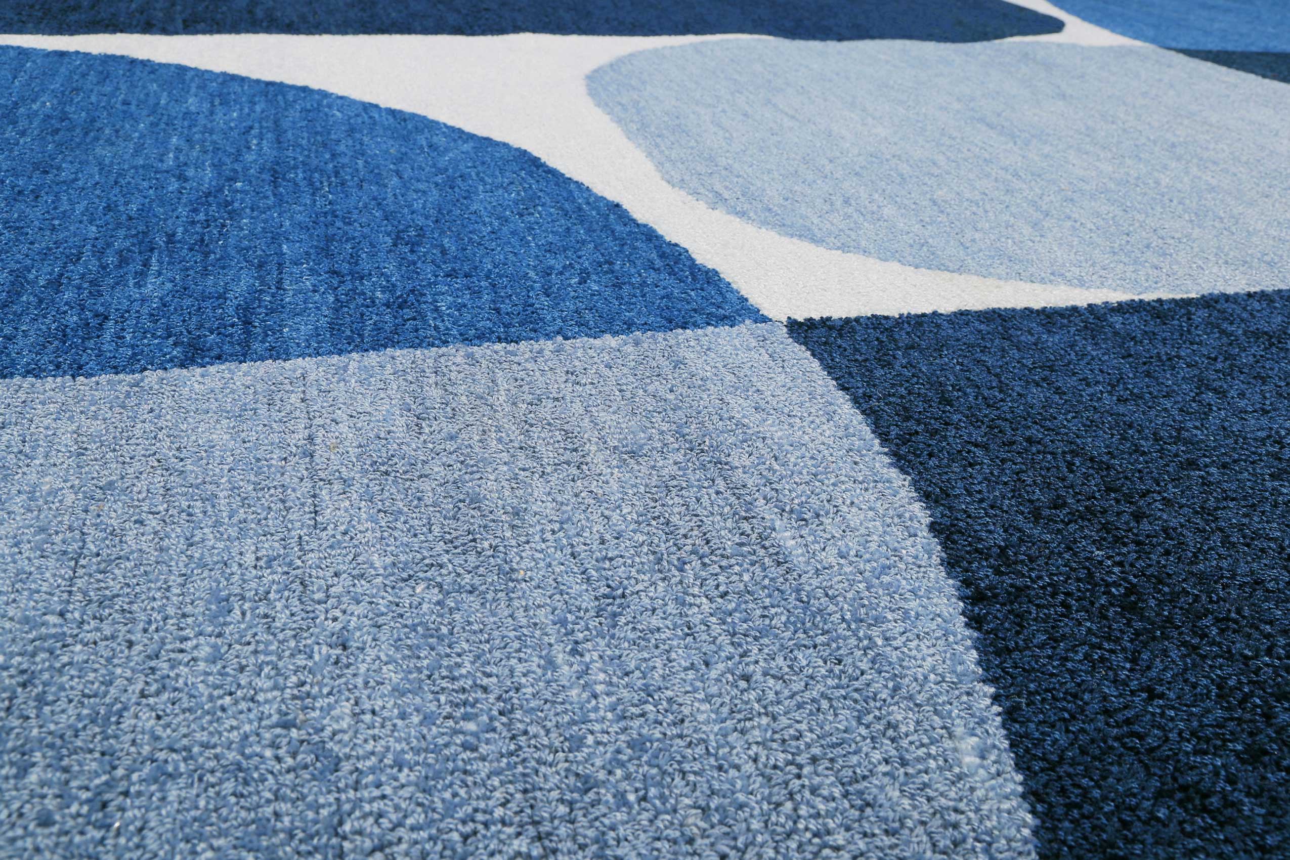Esprit Kurzflor Teppich Blau » Backup « - Ansicht 5