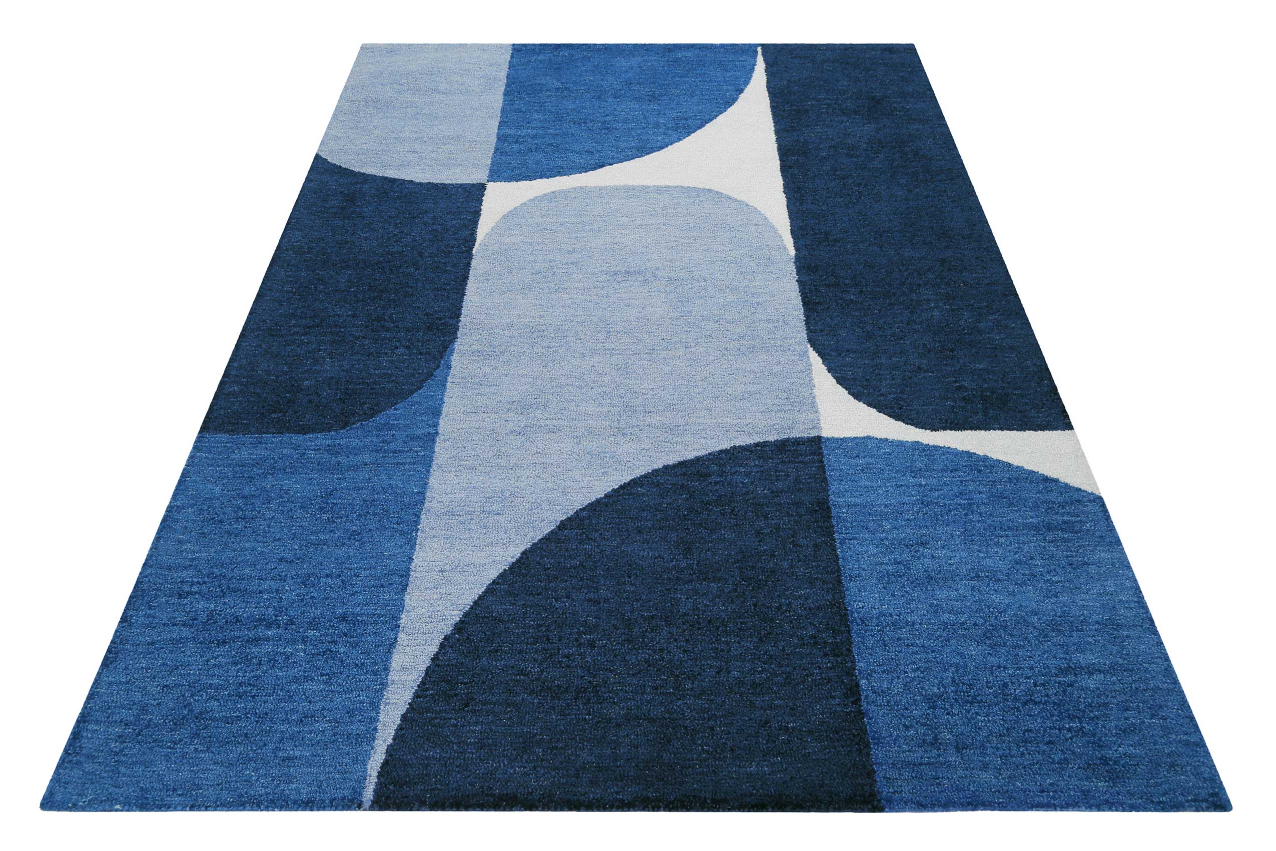 Esprit Kurzflor Teppich Blau 