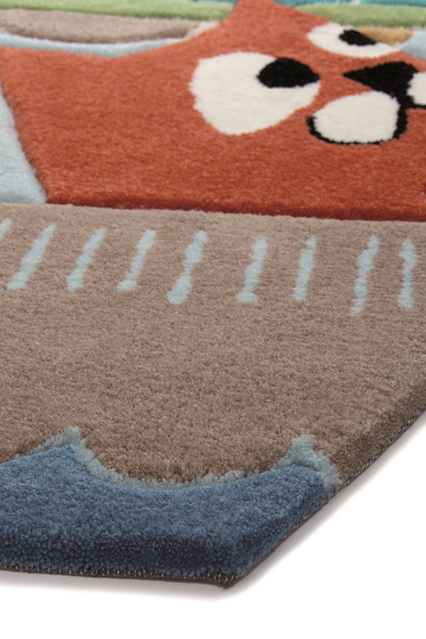 Esprit Kinderteppich Türkis Blau 