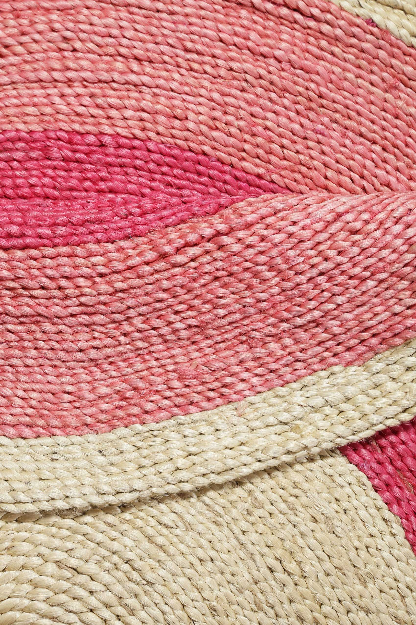Esprit Teppich Natur Rot Kurzflor aus Jute » Beach House « - Ansicht 3