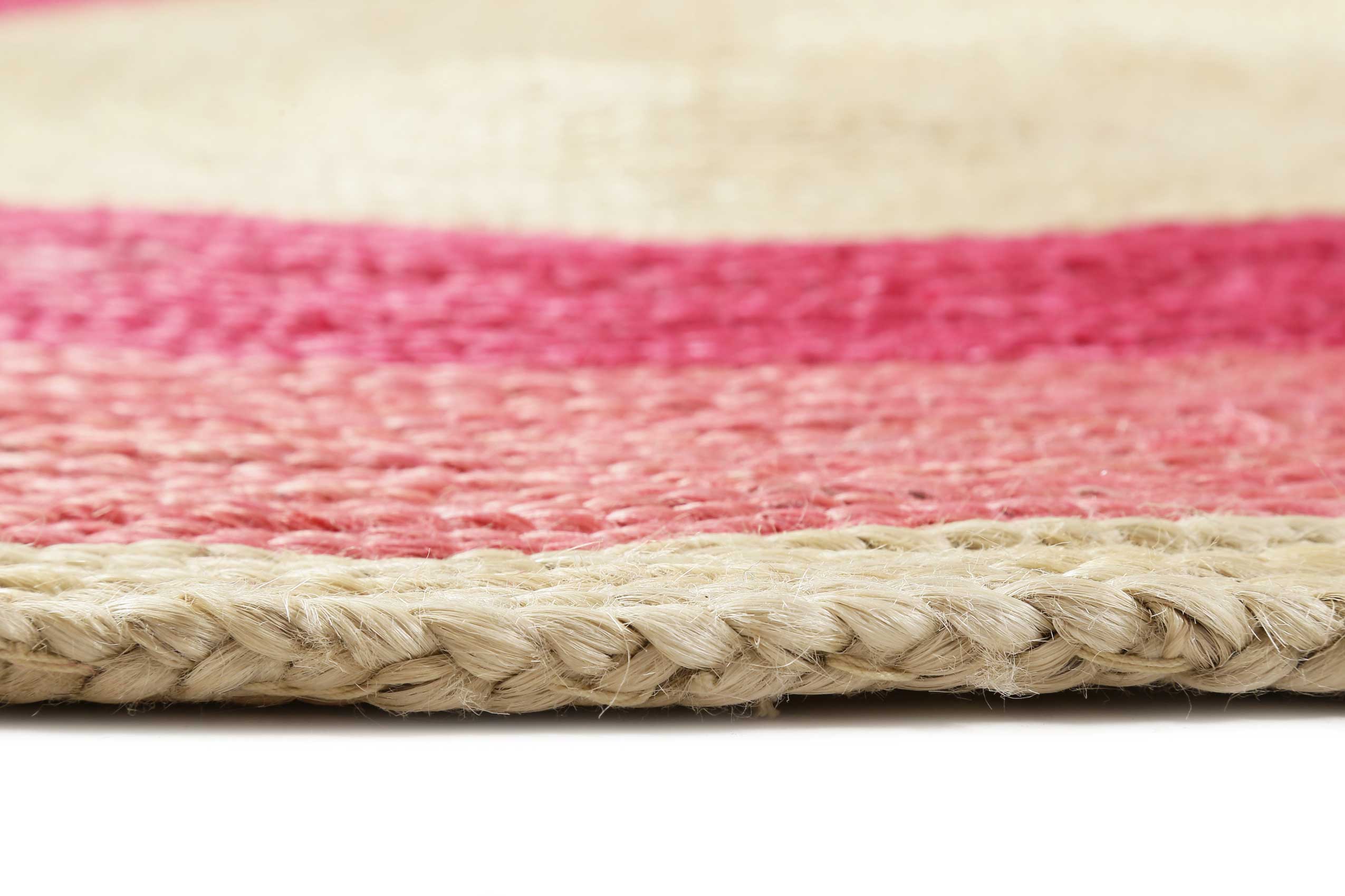 Esprit Teppich Natur Rot Kurzflor aus Jute » Beach House « - Ansicht 5