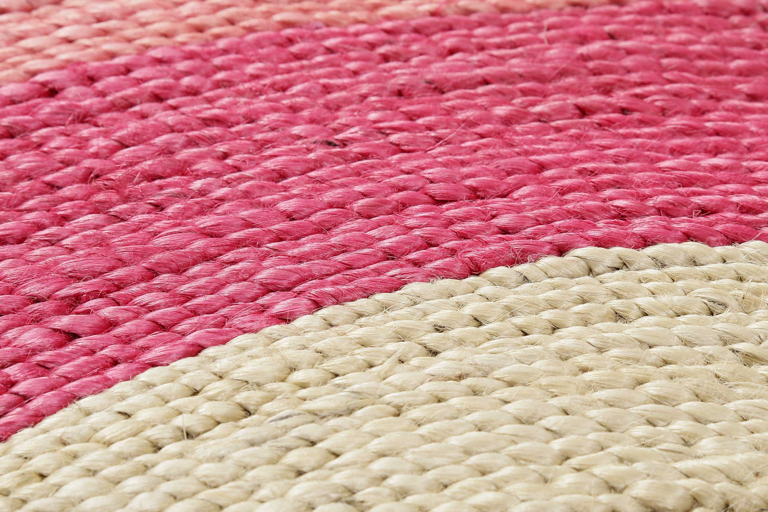Esprit Teppich Natur Rot Kurzflor aus Jute » Beach House « - Ansicht 6