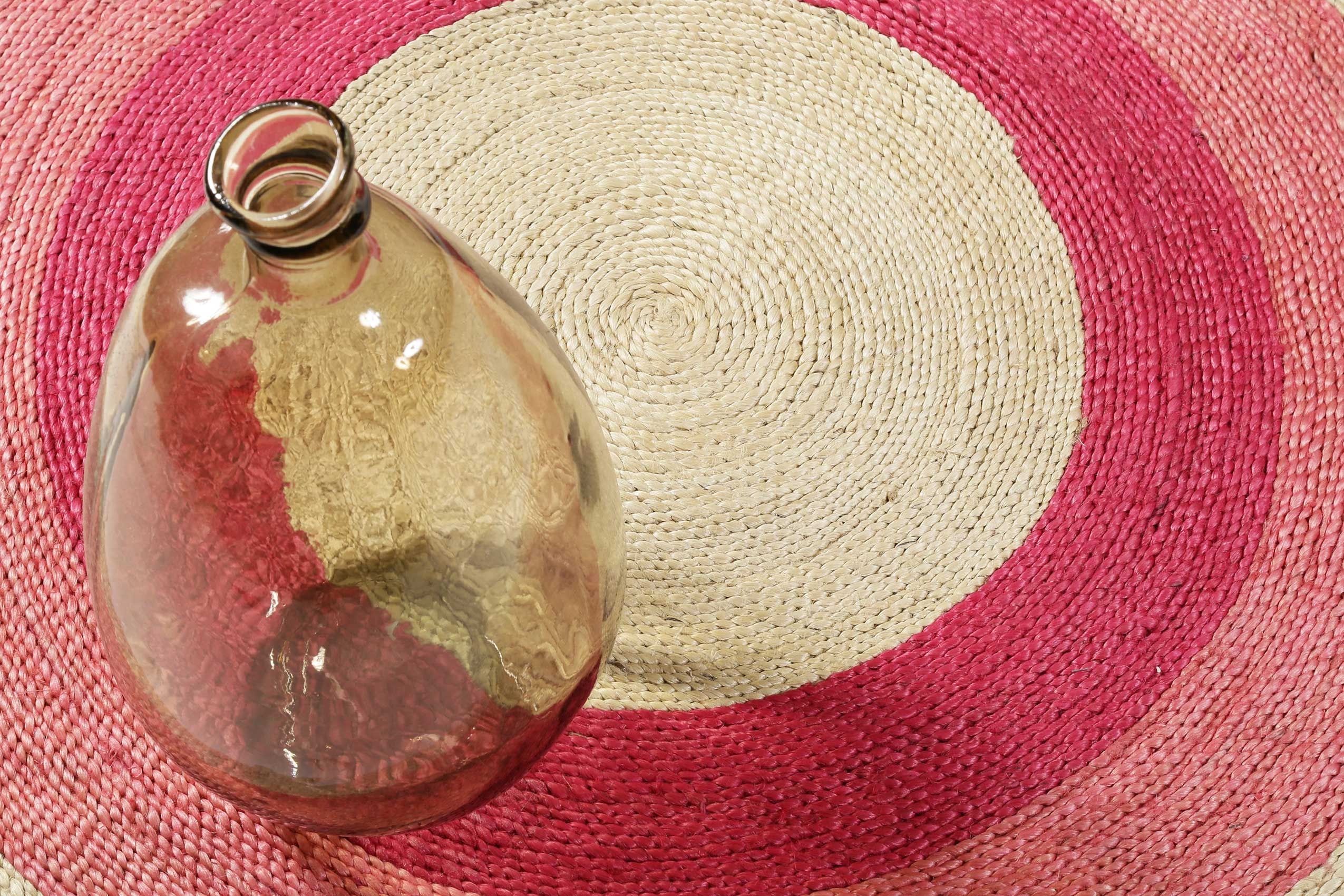 Esprit Teppich Natur Rot Kurzflor aus Jute » Beach House « - Ansicht 8