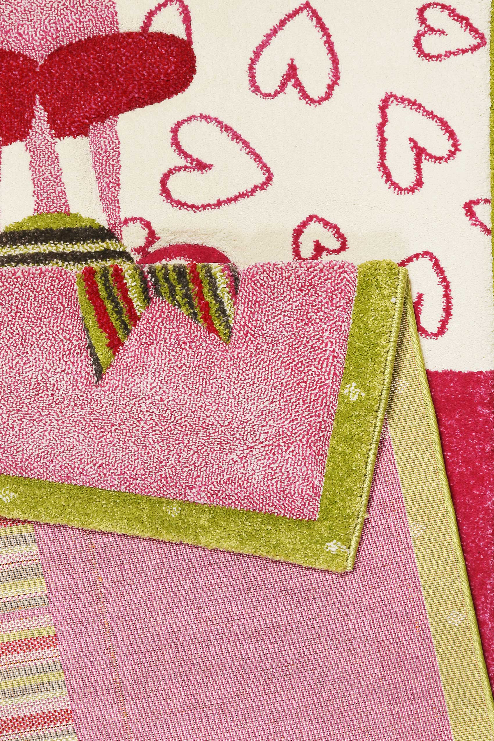 Esprit Kinderteppich Rosa Bunt 
