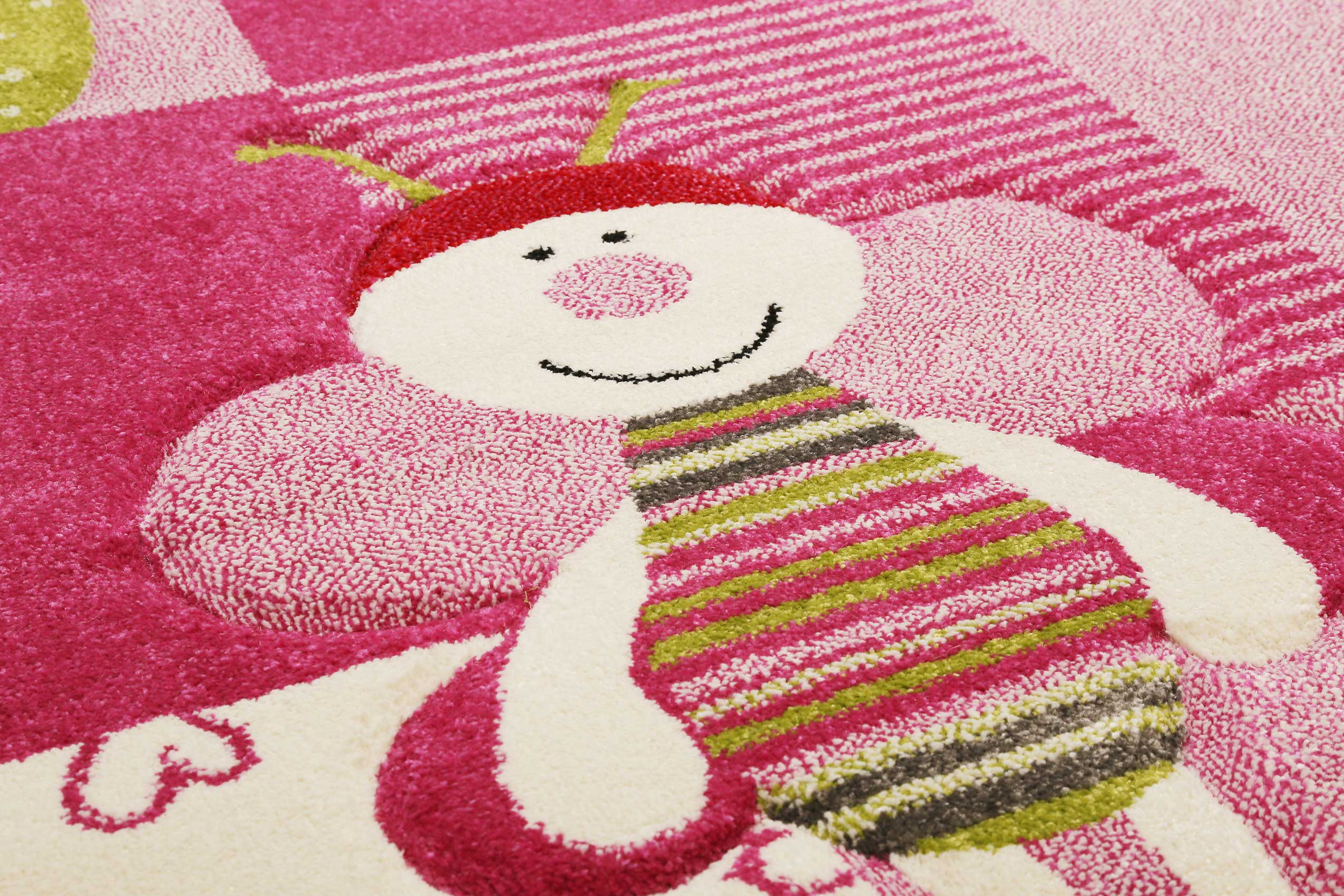Esprit Kinderteppich Rosa Bunt 